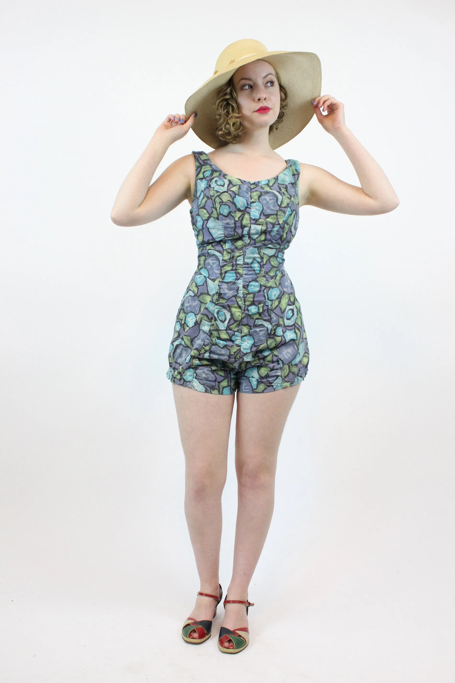 1950s ROSE MARIE REID one piece swimsuit small medium | new spring summer