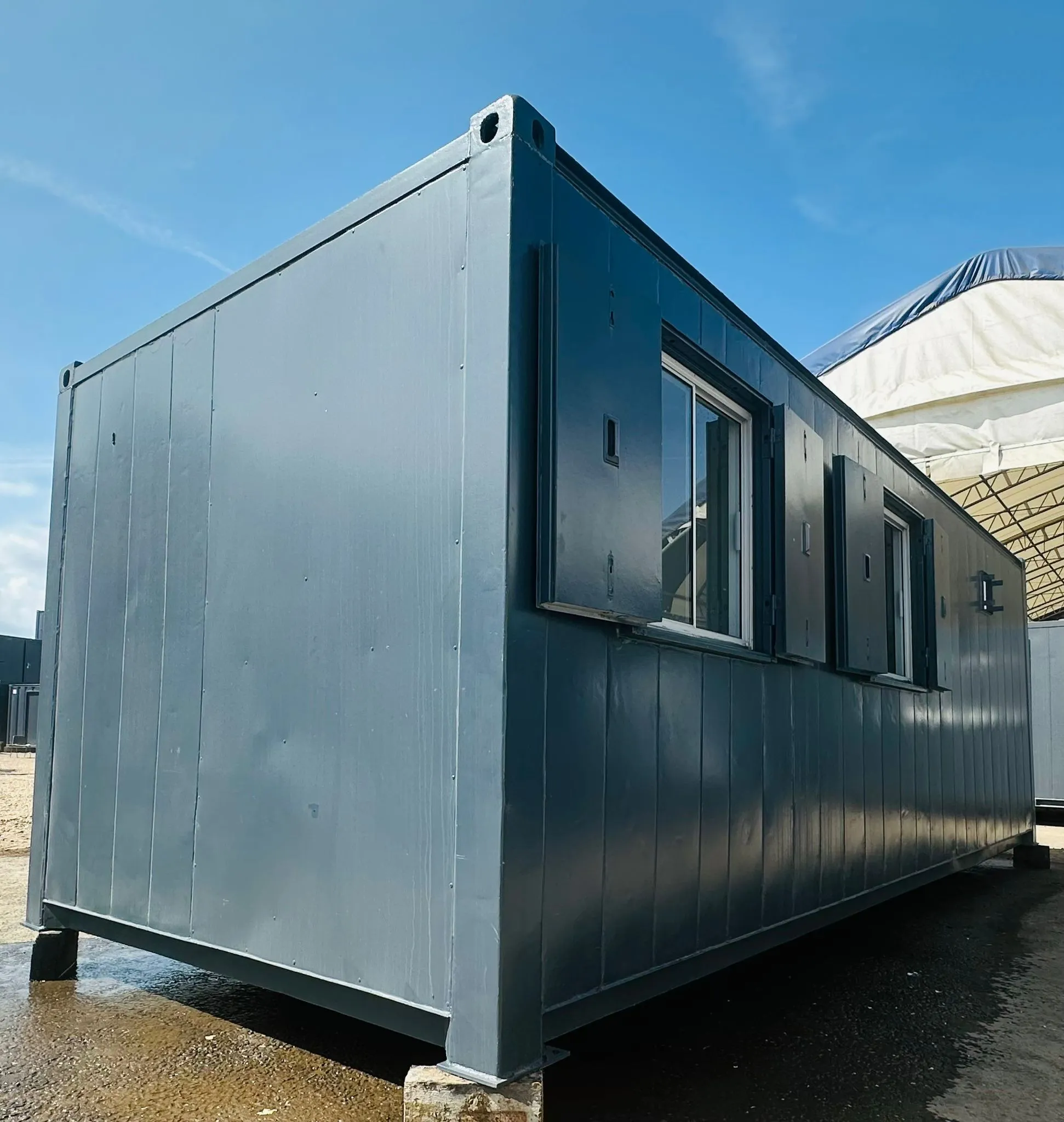 24x9ft | Static Welfare Unit | Canteen, Office, Toilet & 10KVA Generator | Welfare | Anti-Vandal | No 992