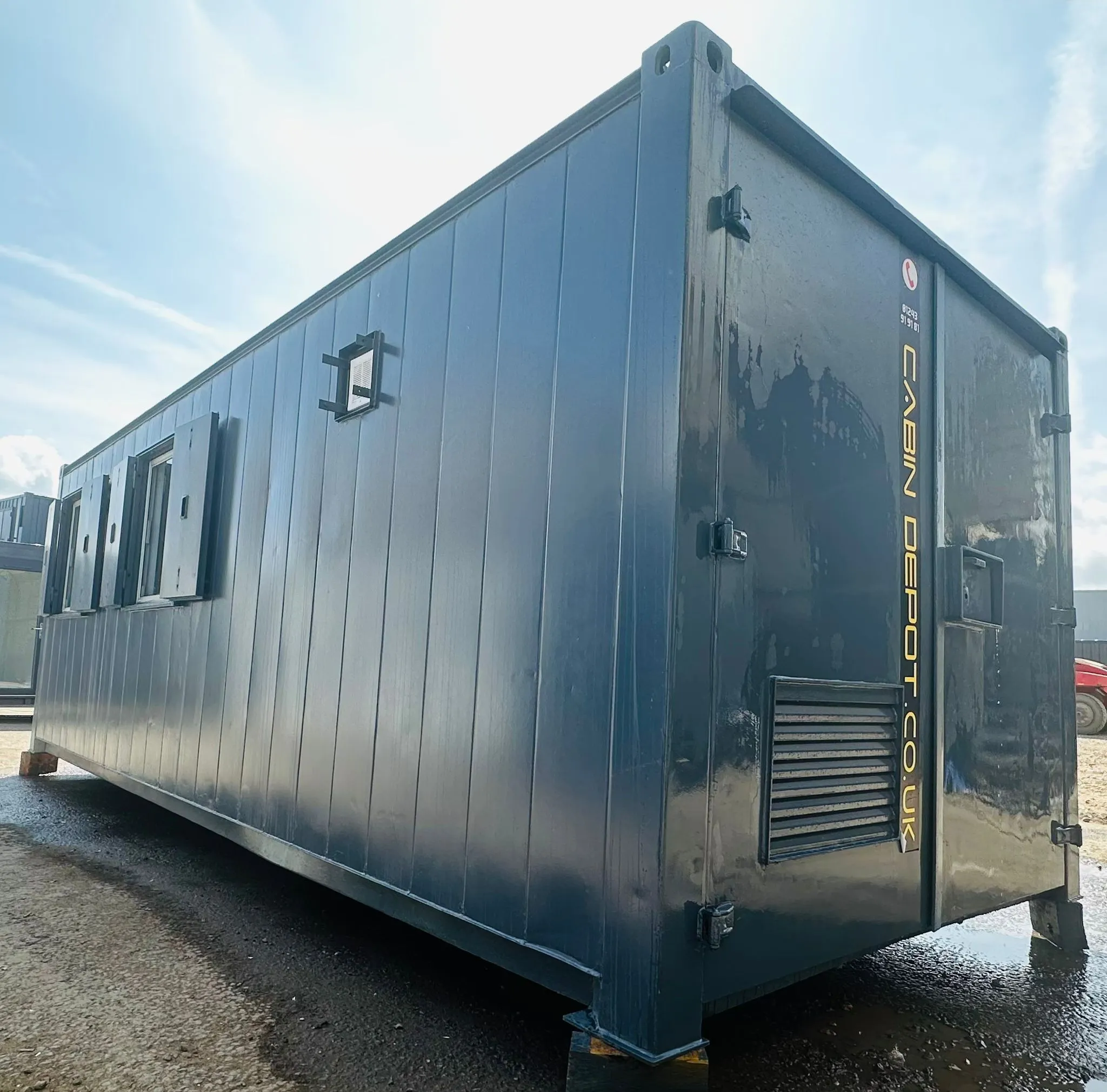 24x9ft | Static Welfare Unit | Canteen, Office, Toilet & 10KVA Generator | Welfare | Anti-Vandal | No 992