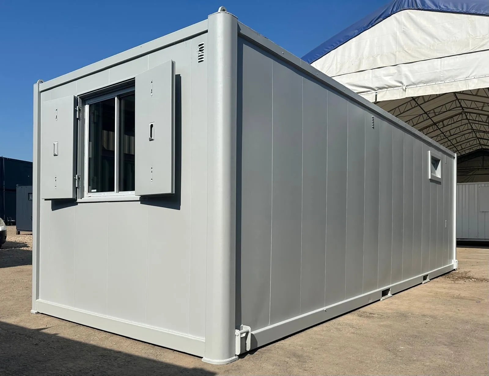 25x9ft | Static Welfare Unit | Office, Toilet, Canteen, Drying Room & Generator 6KVA | Welfare | Anti-Vandal | No 1231