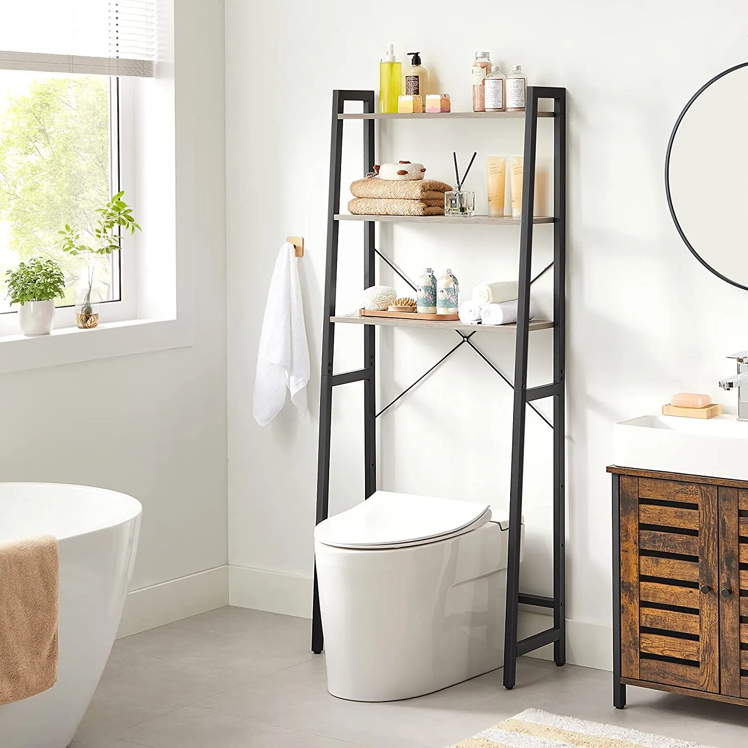 3-Tier Bathroom Storage Shelf