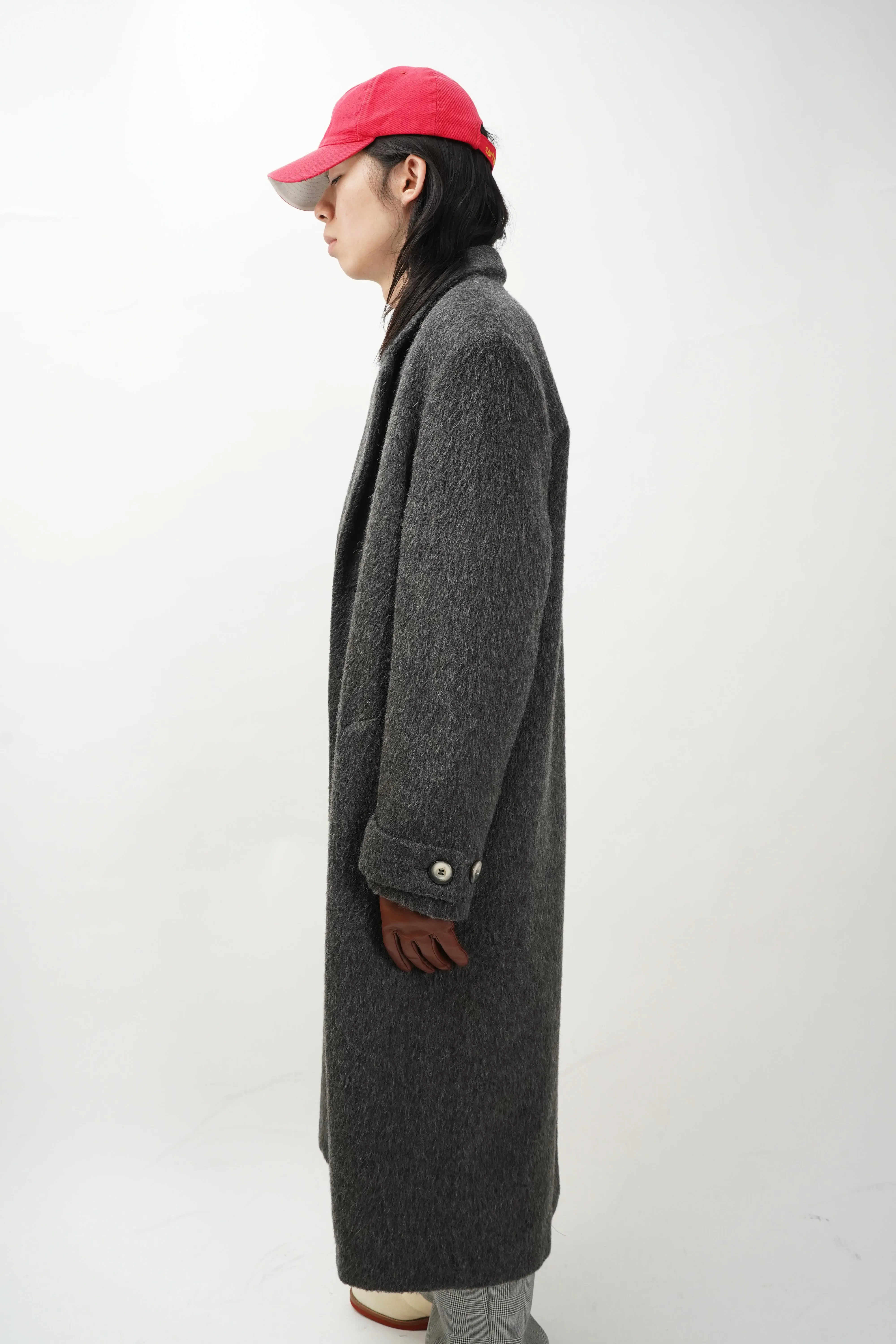 90's "Willi Wear Willi Smith" -Mohair Long Chester Coat-