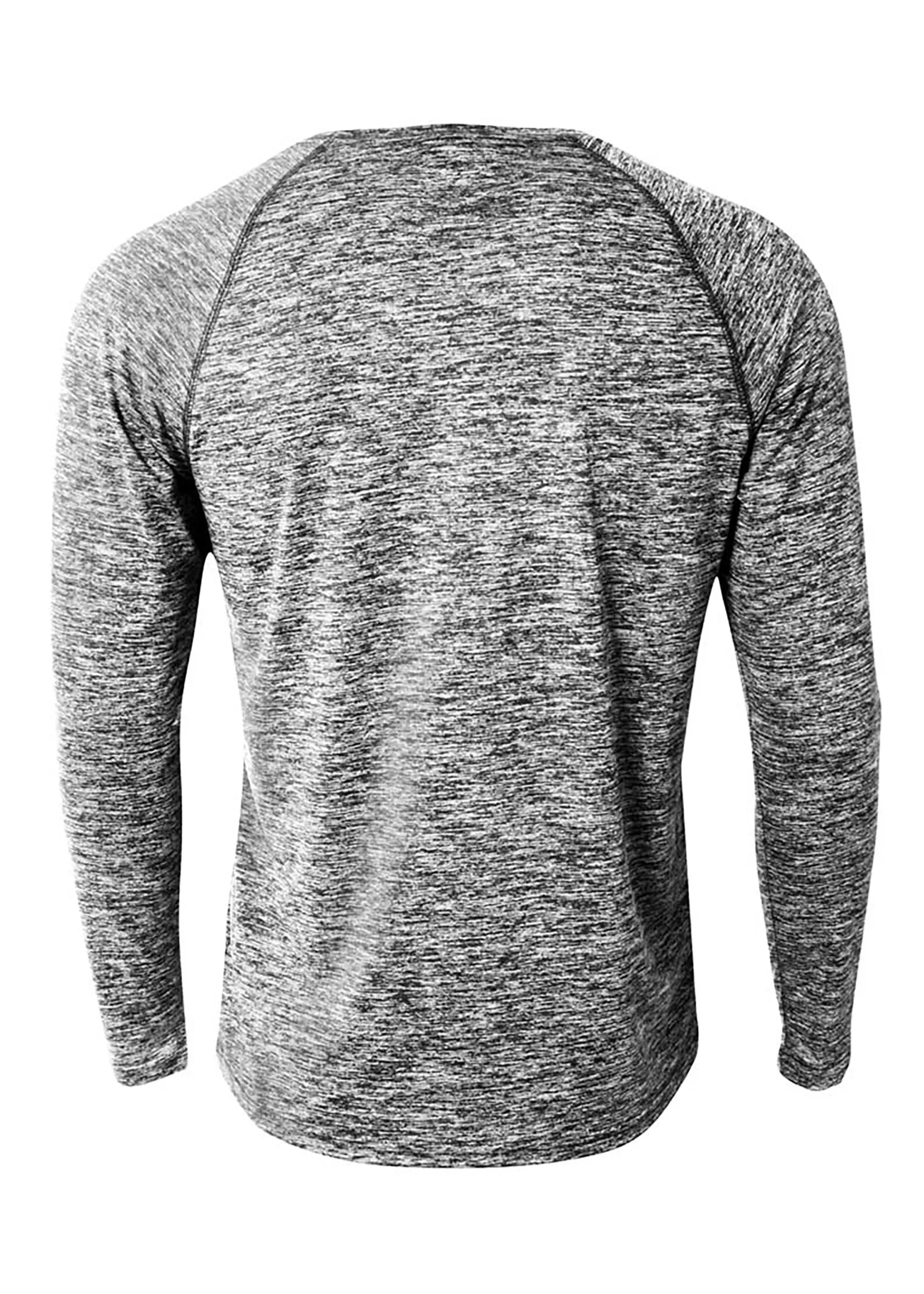 A4 Mens Long Sleeve Raglan Space Dye