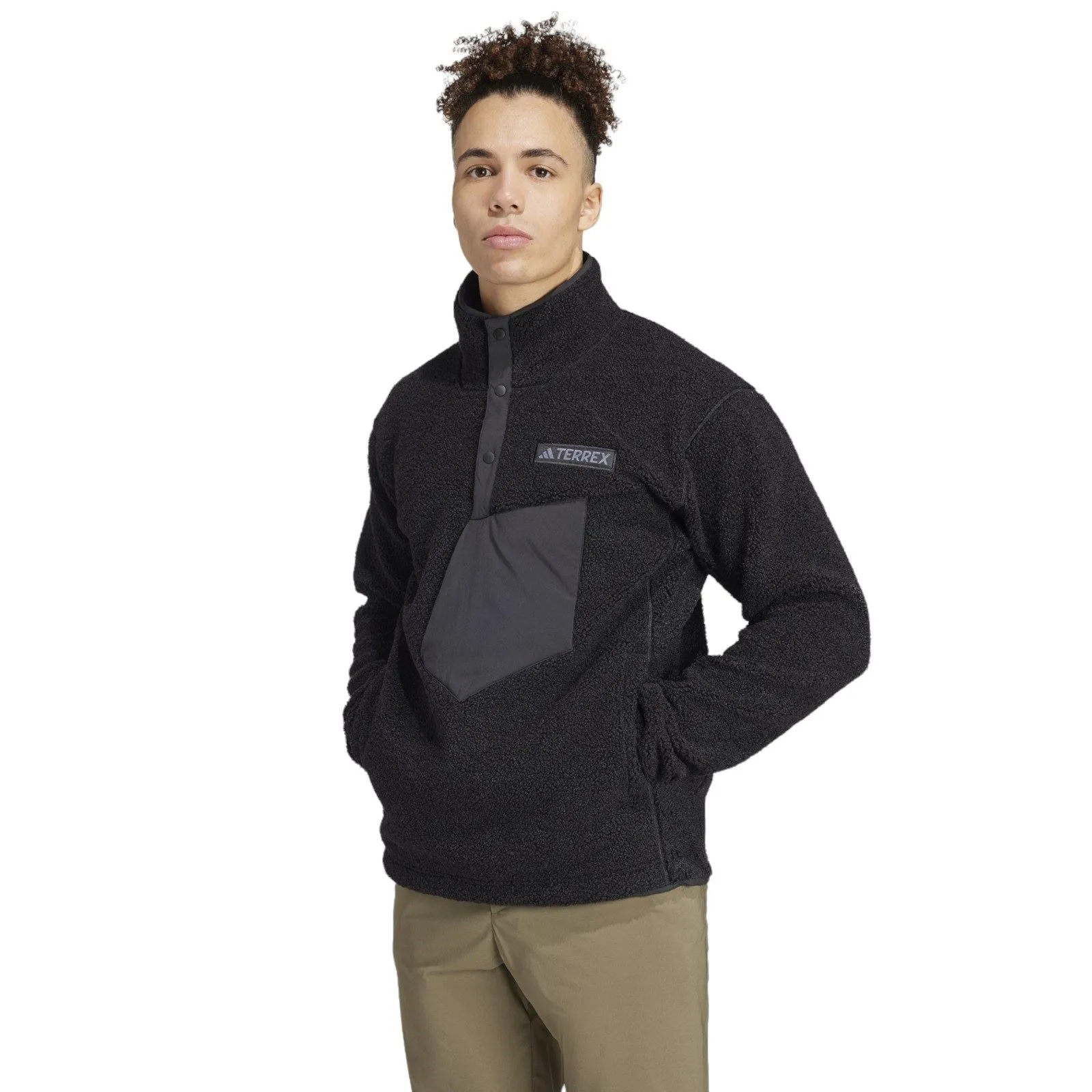 adidas Terrex Xploric High Pile Fleece Mens Pullover Jacket