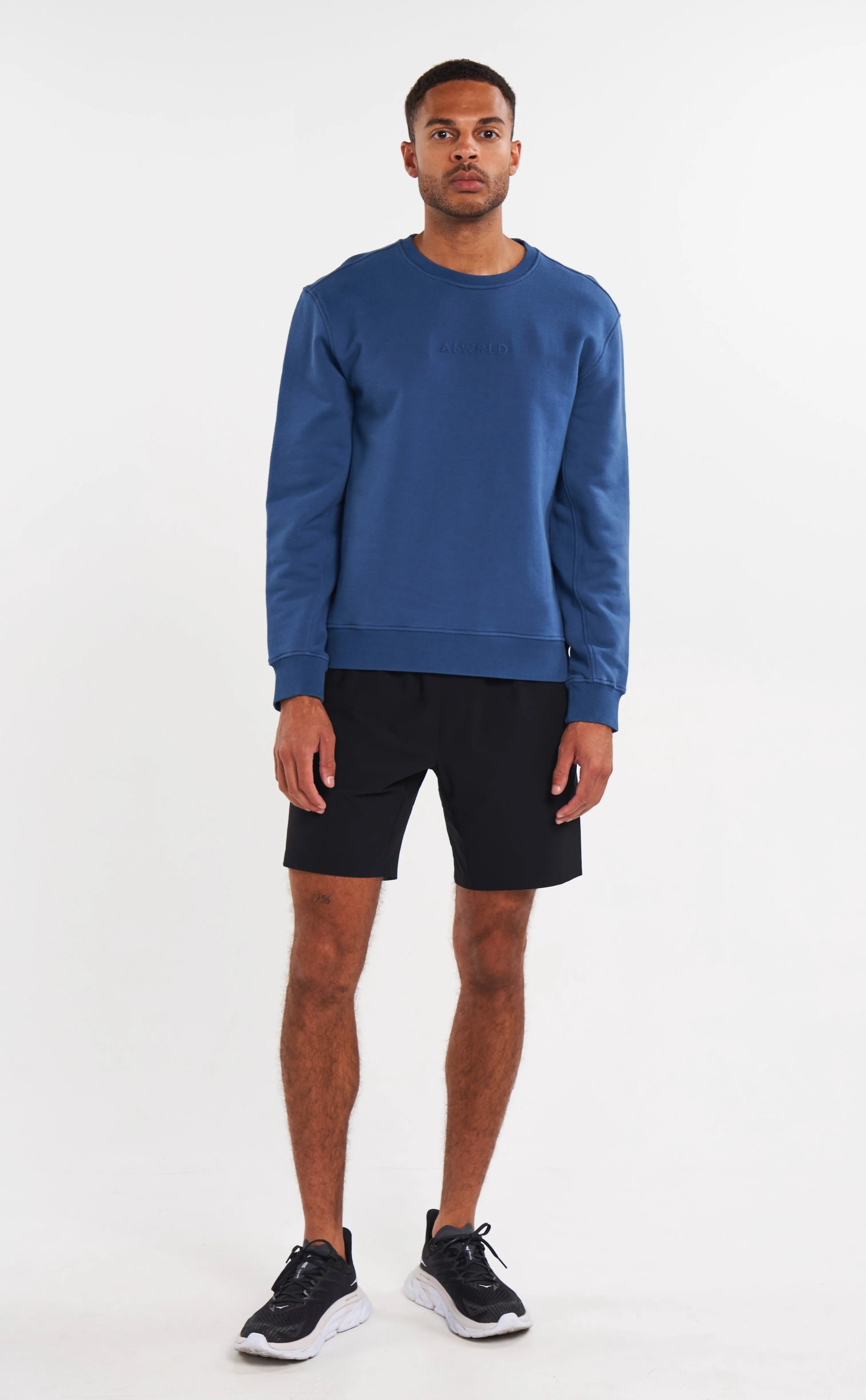 ALSPRT Embossed Sweatshirt - Blue