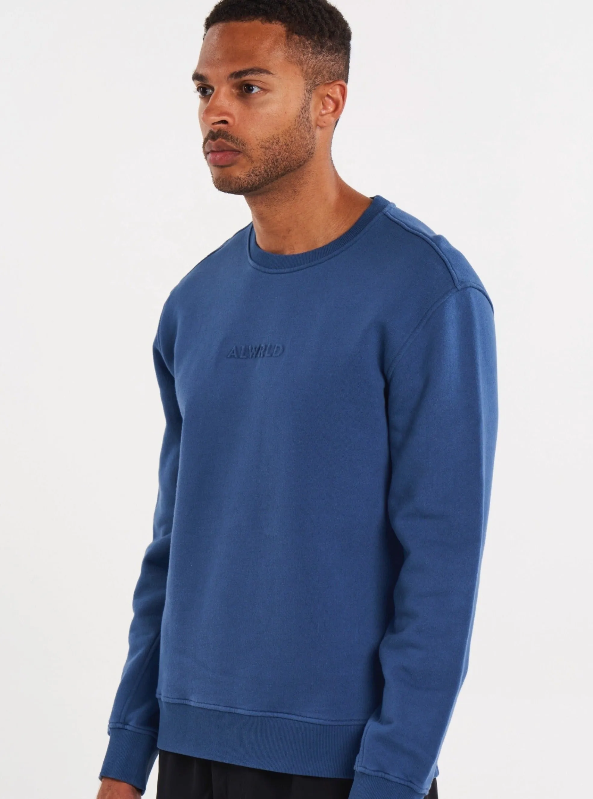 ALSPRT Embossed Sweatshirt - Blue