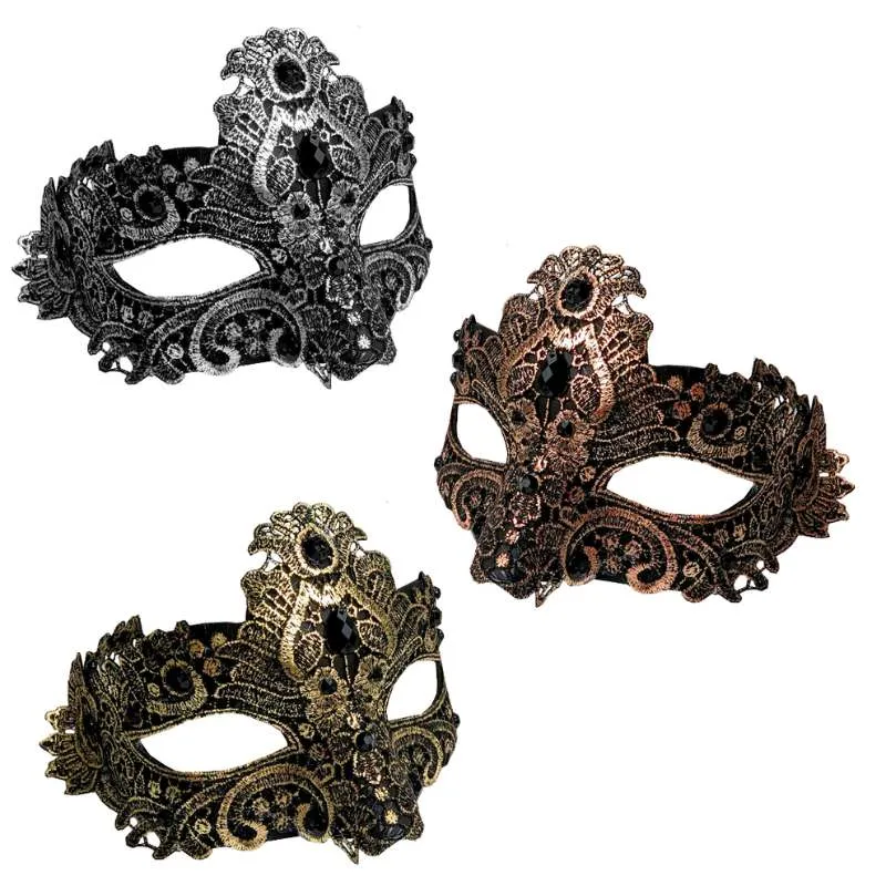 Antique Look Lacy Masquerade Mask