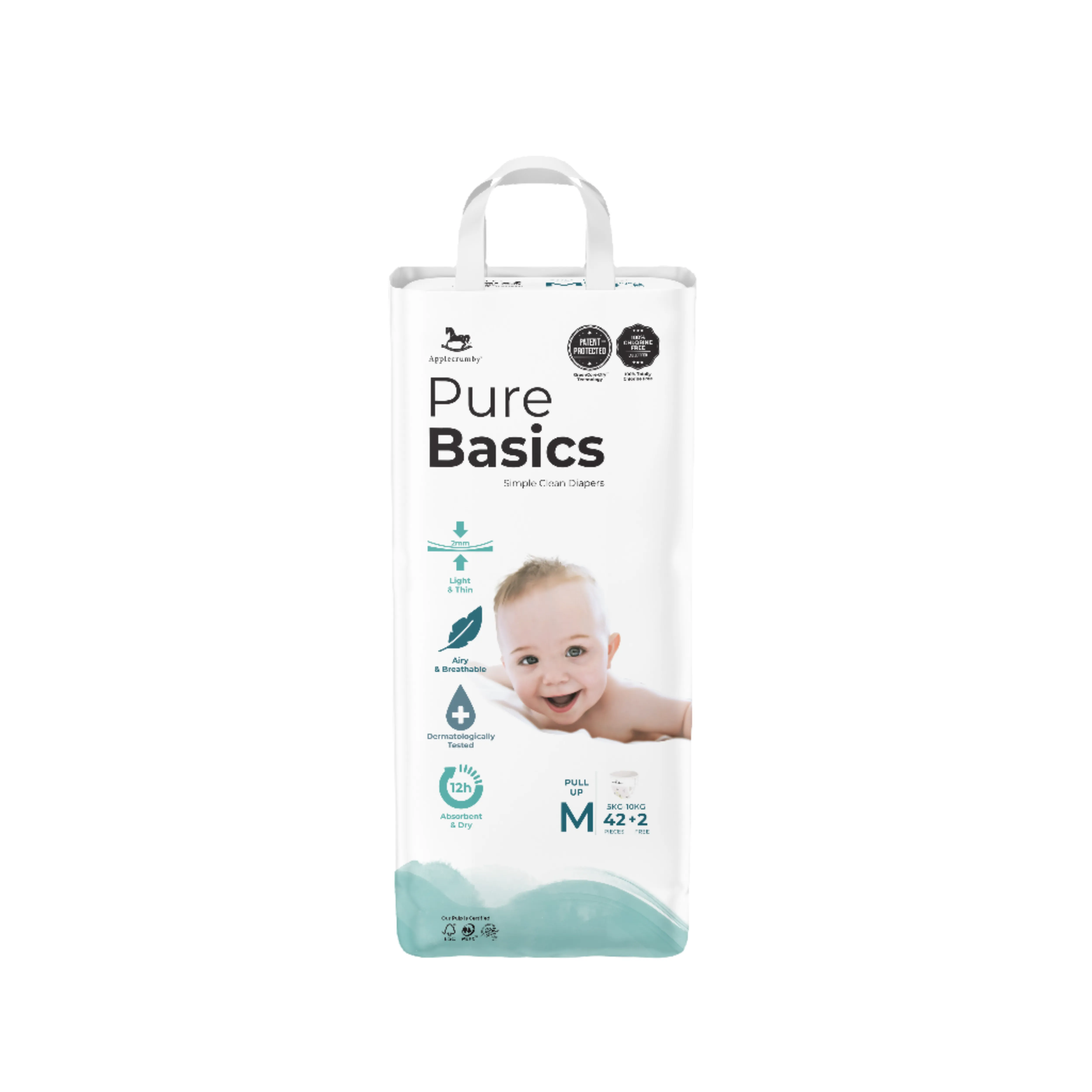 Applecrumby Purebasics Pull Up Diaper M42 2