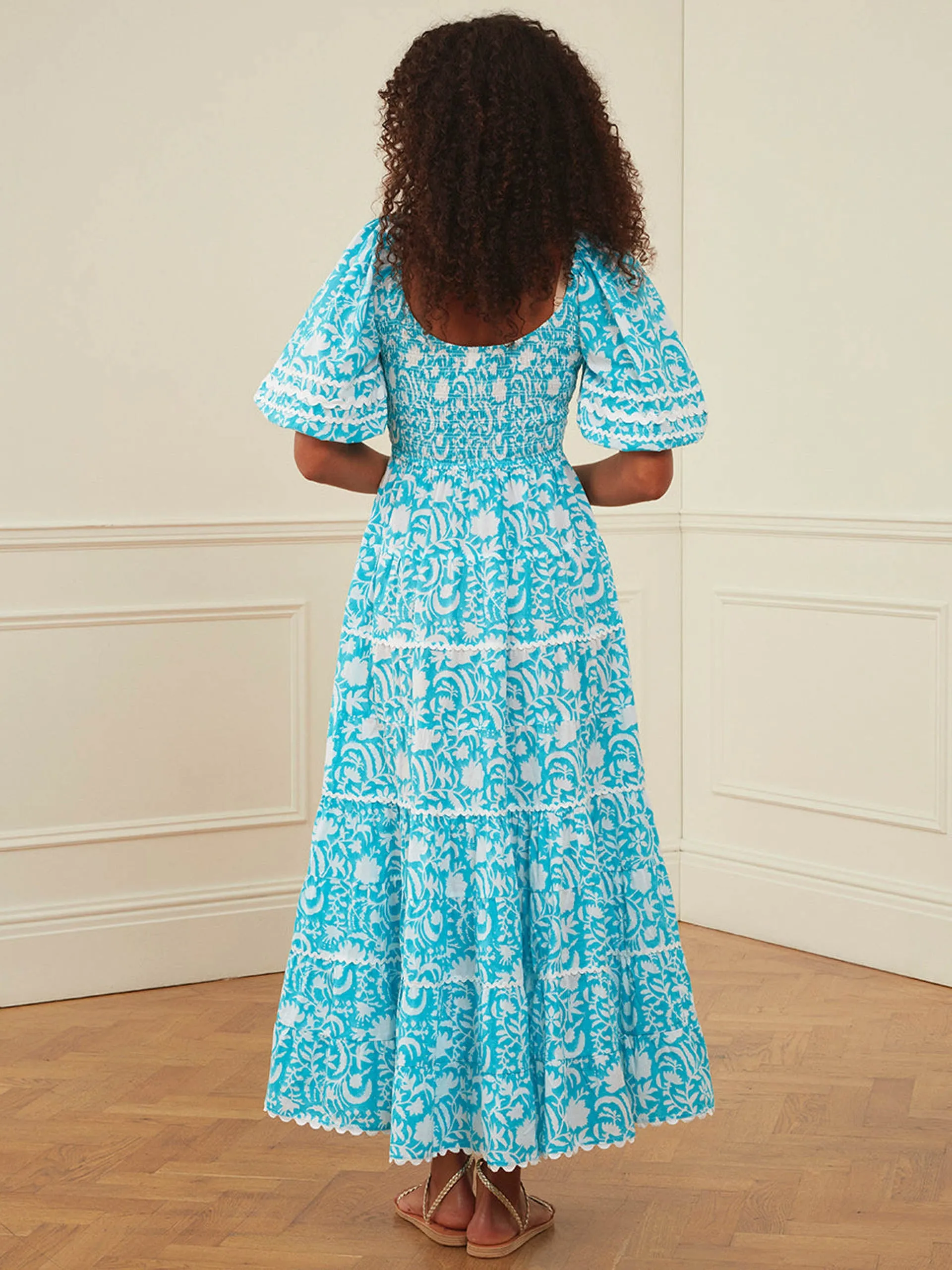 Aqua begonia angelina dress