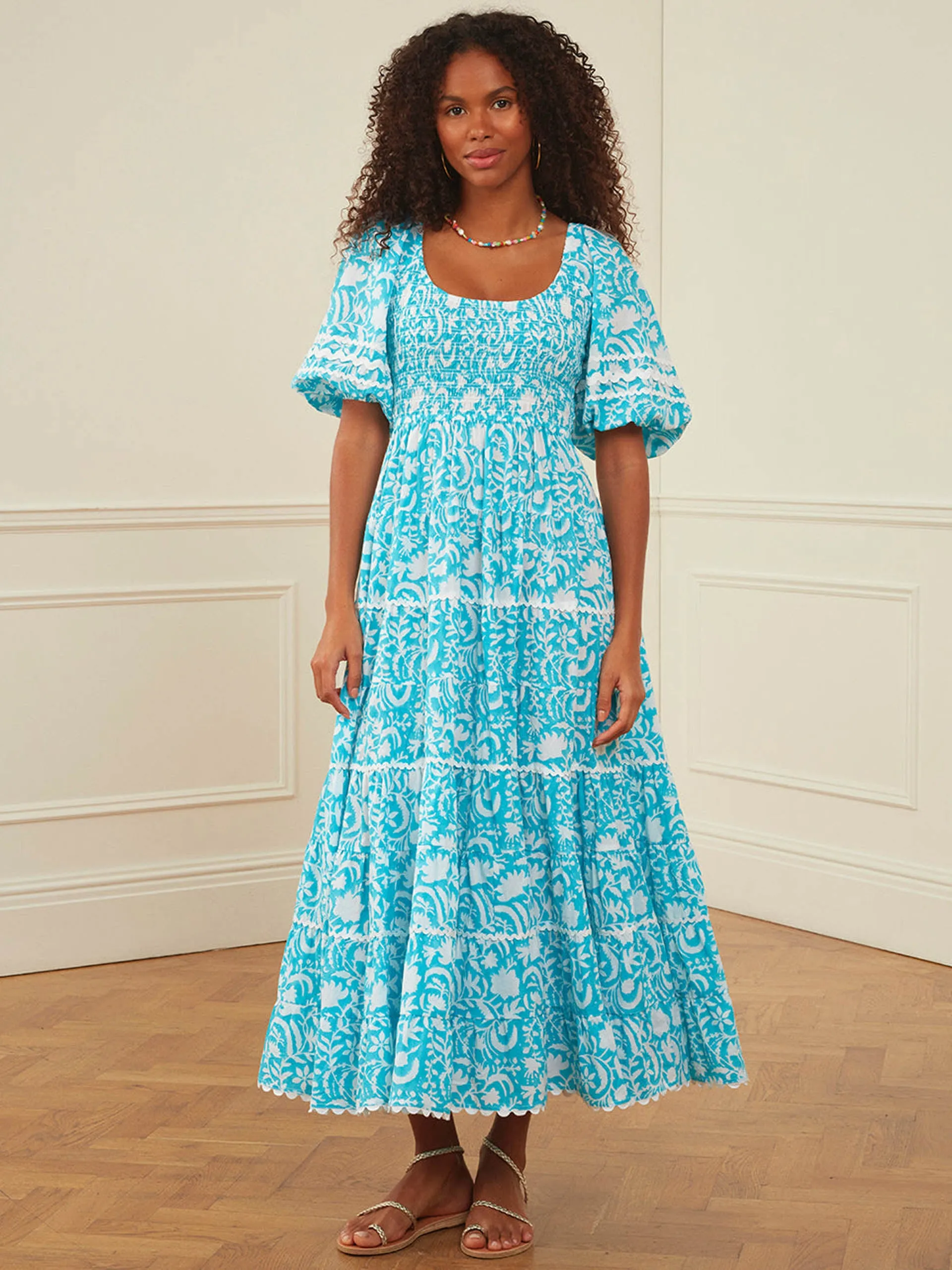 Aqua begonia angelina dress