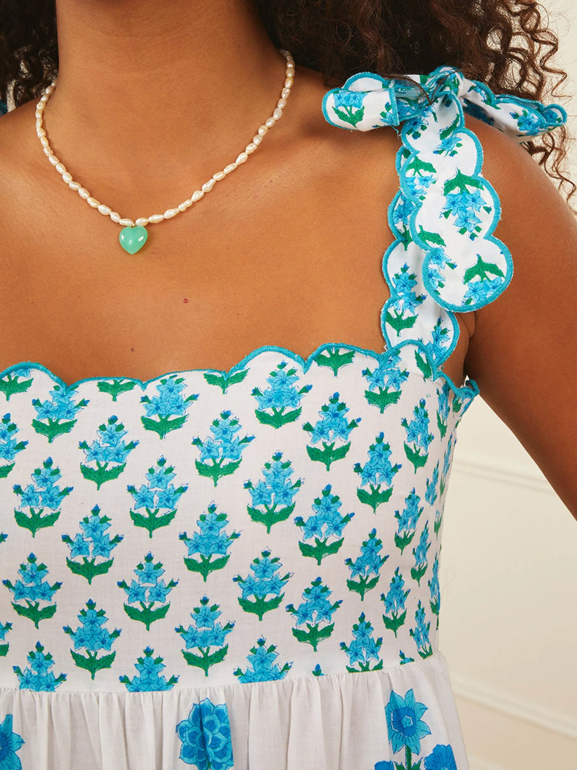 Aqua botanical athens dress