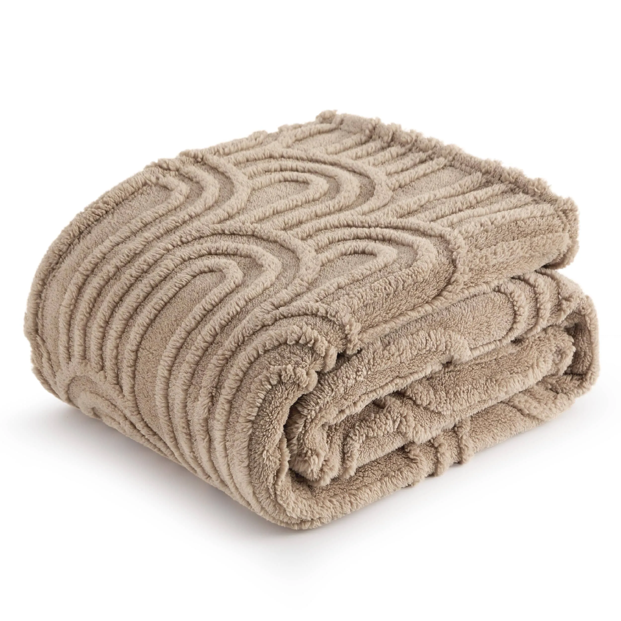 Arch Shaggy Sherpa Fleece Blanket