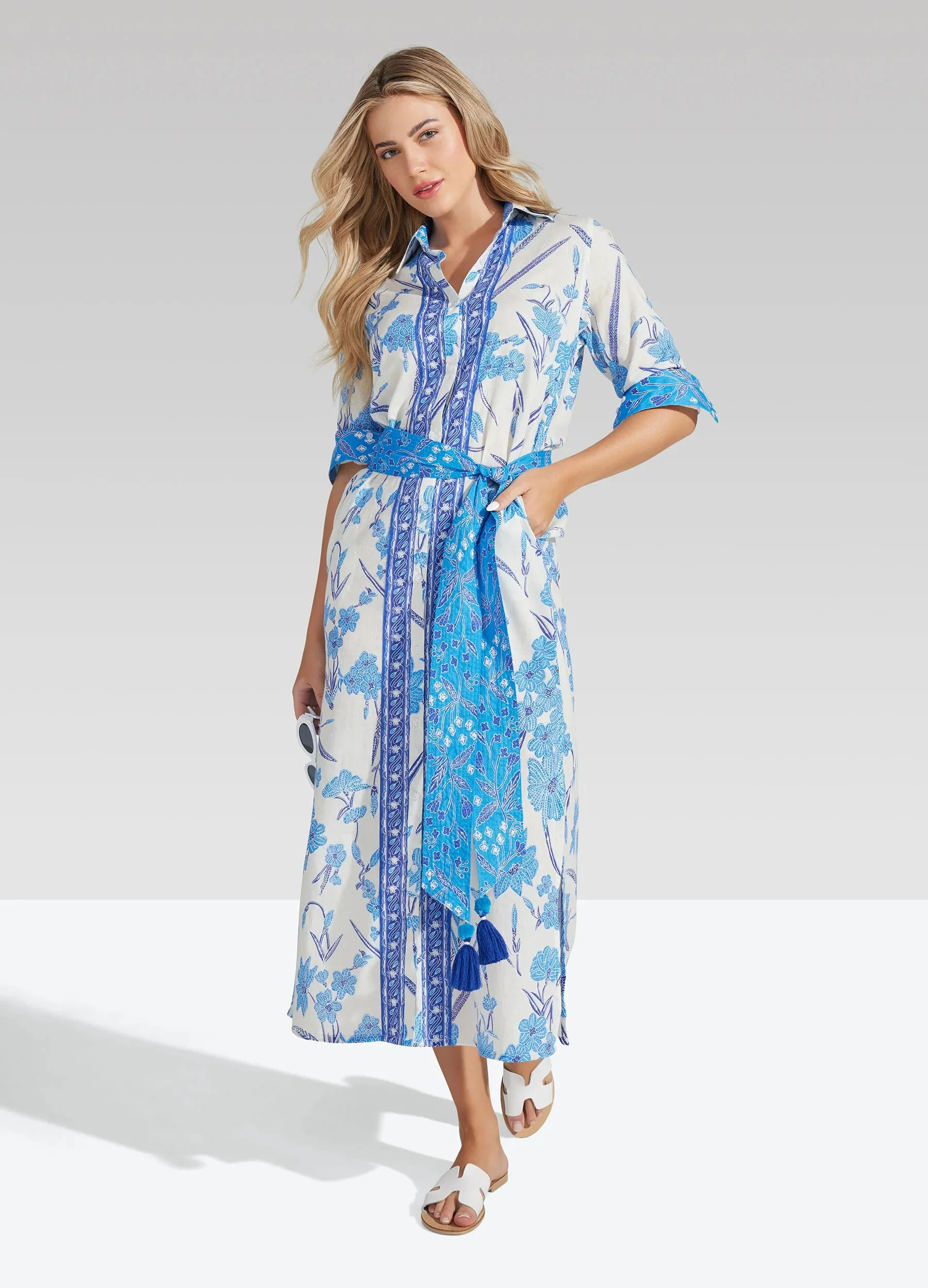 Bella Tu Milos Maxi Dress - Blue