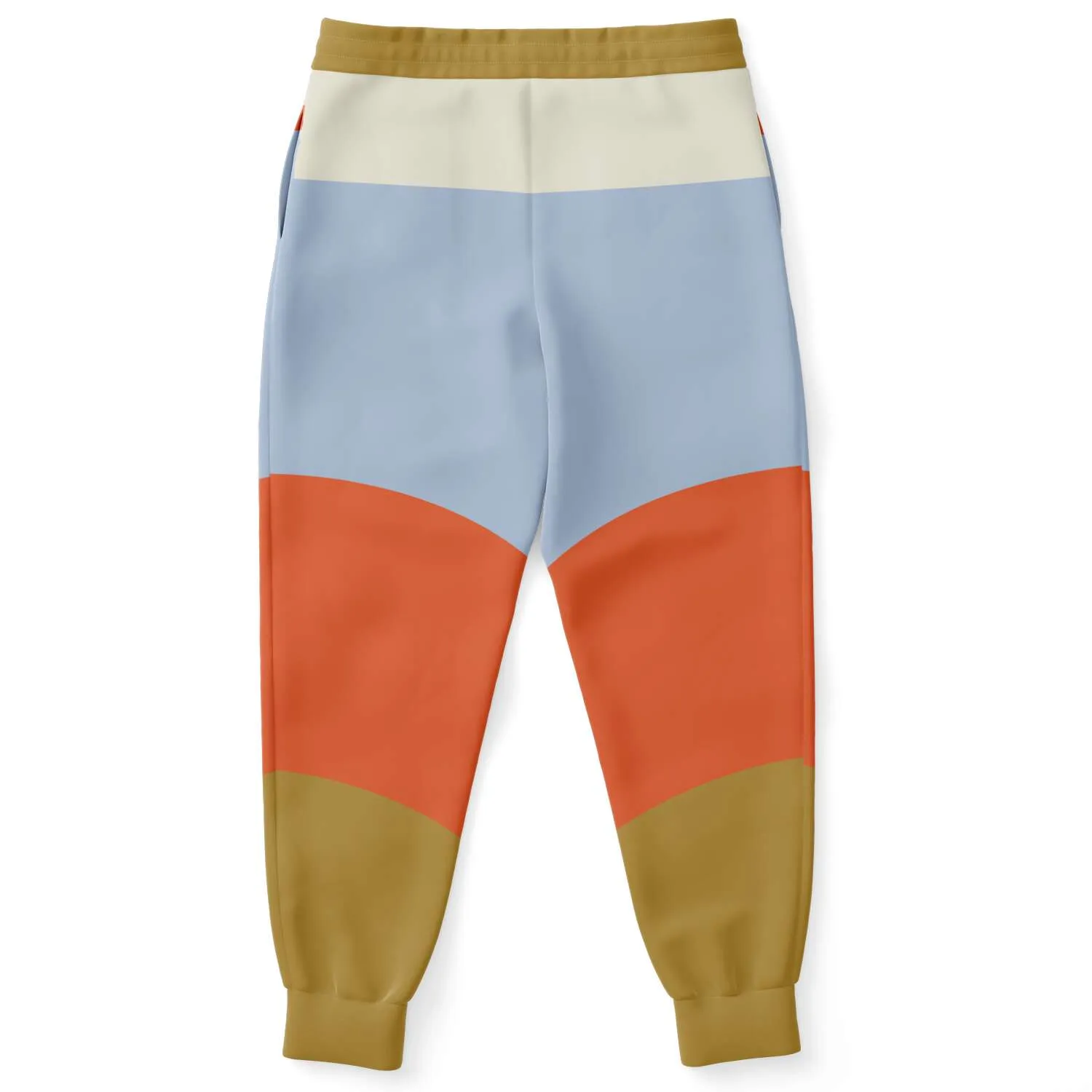 Blue Orange Alpine Unisex Fleece Joggers