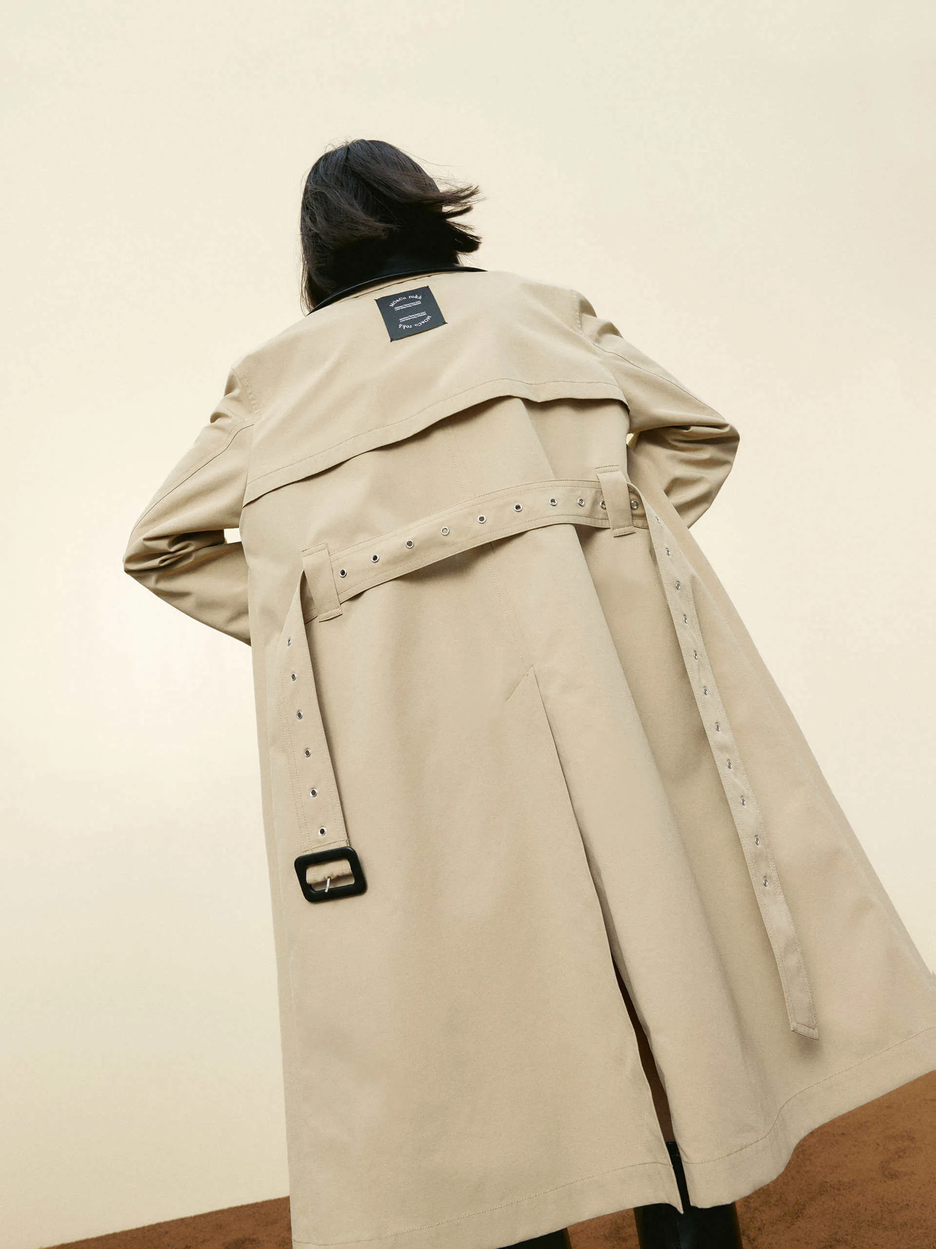 Camel Belted Trench Coat