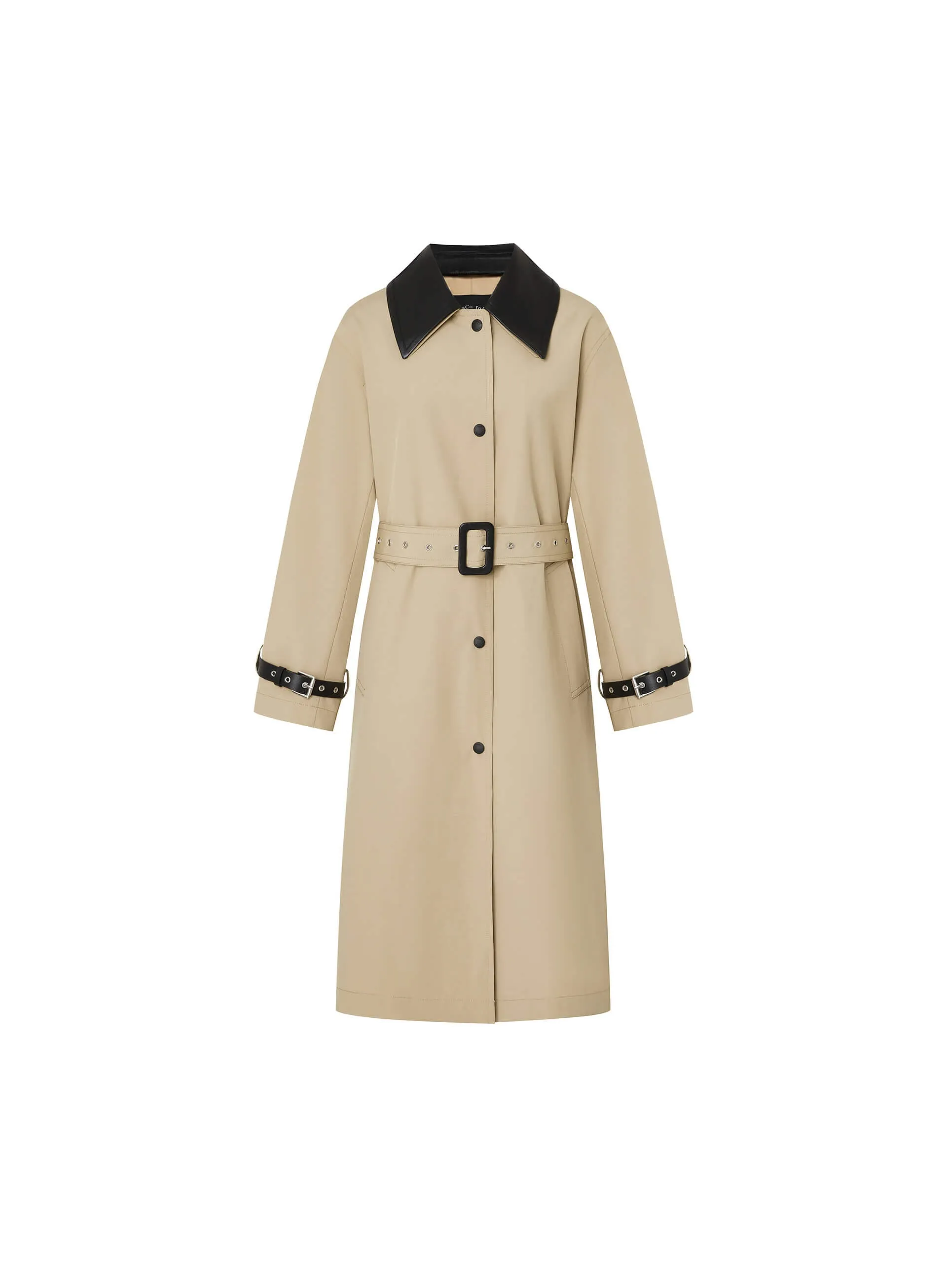 Camel Belted Trench Coat