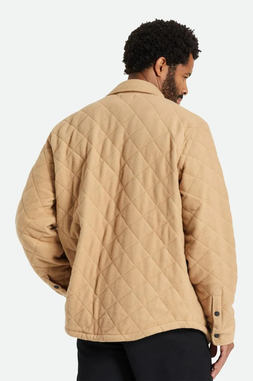 Cass Quilted Fleece Jacket - Mojave