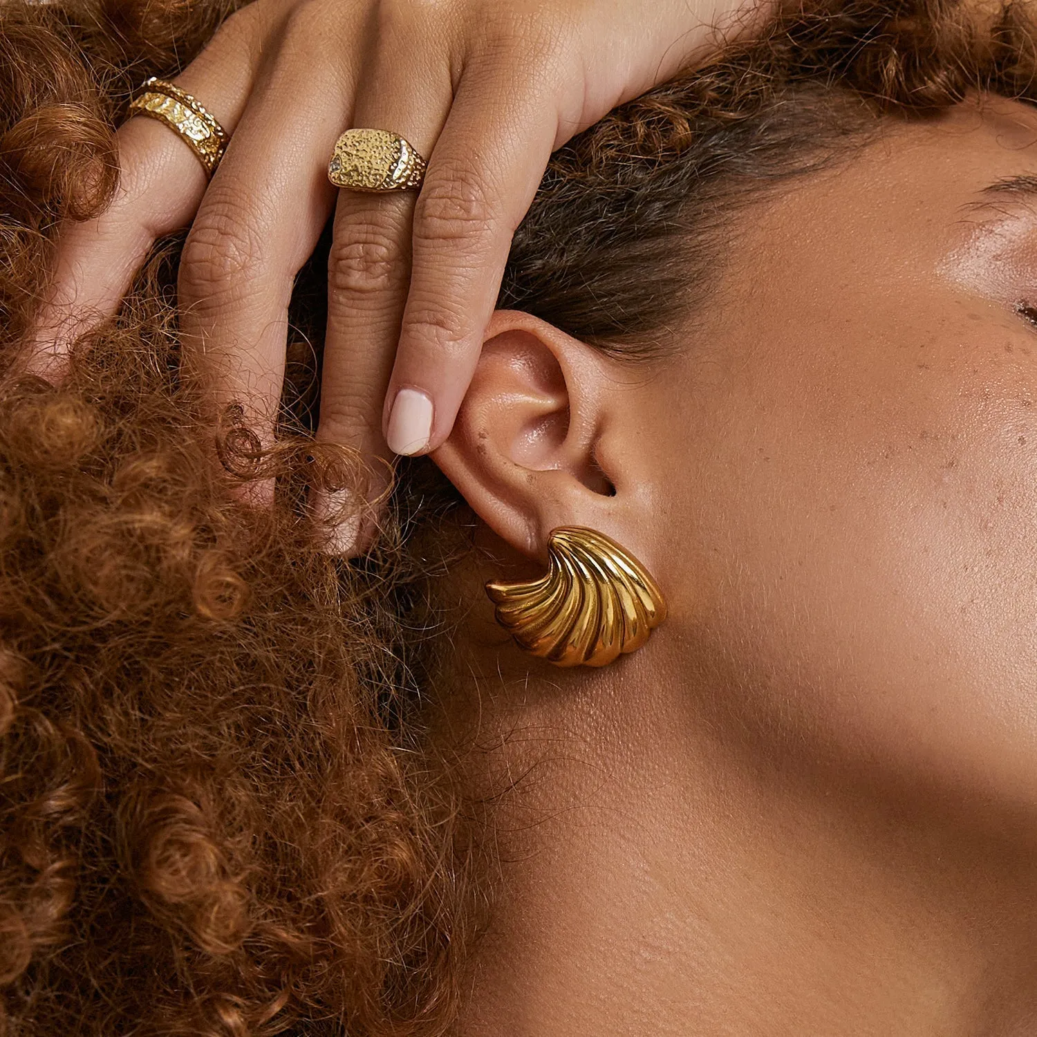 Celeste Gold Earrings