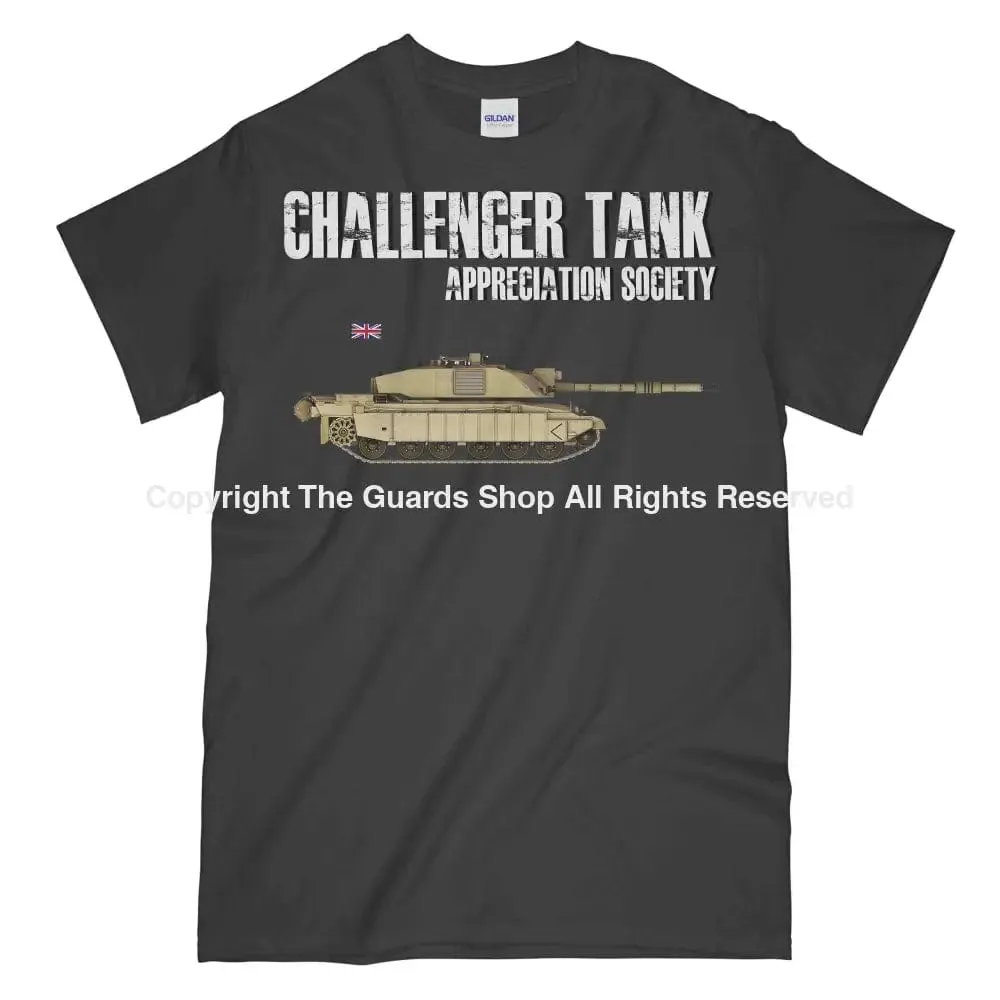 CHALLENGER TANK Appreciation Society Printed T-Shirt