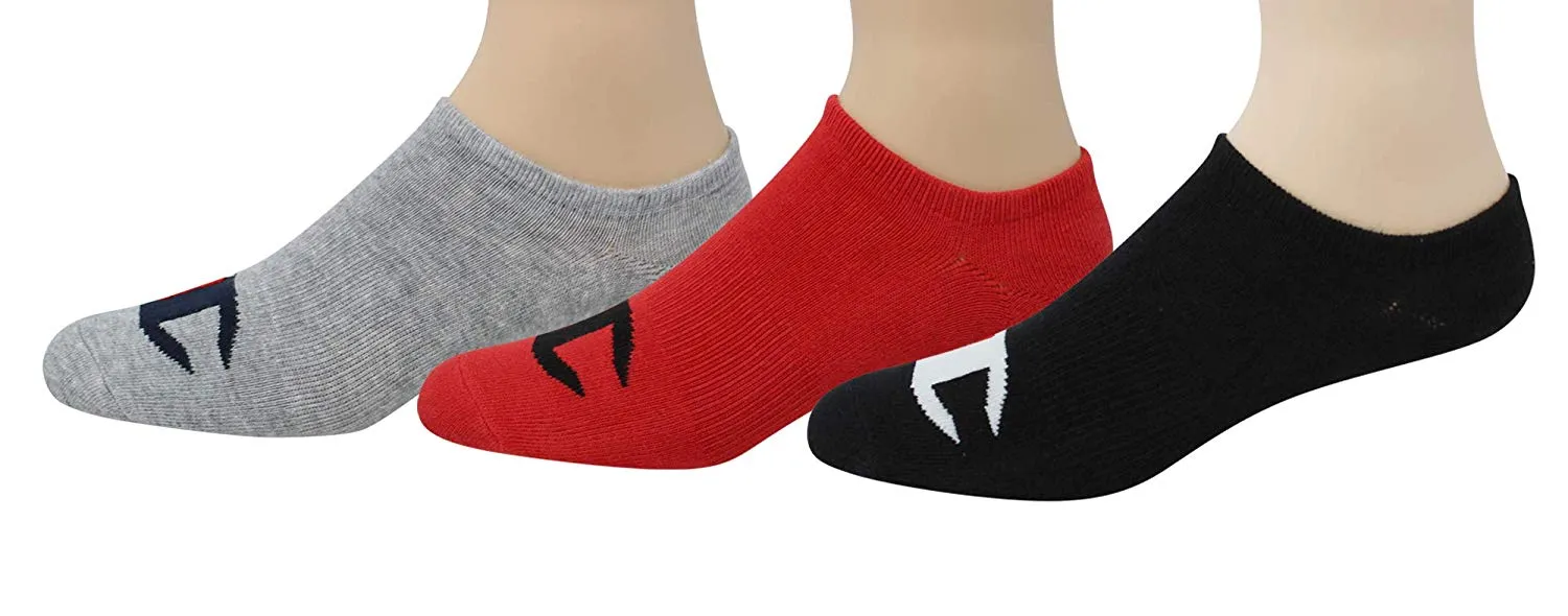 Champion LIFE Men's 3-Pack Big "C" Super No Show Socks