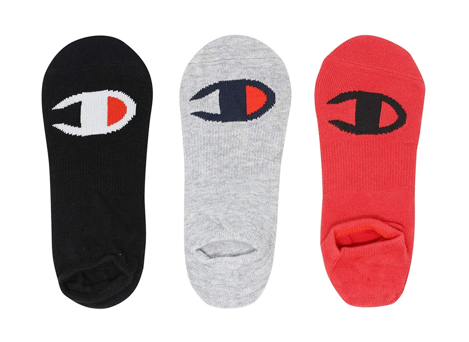 Champion LIFE Men's 3-Pack Big "C" Super No Show Socks