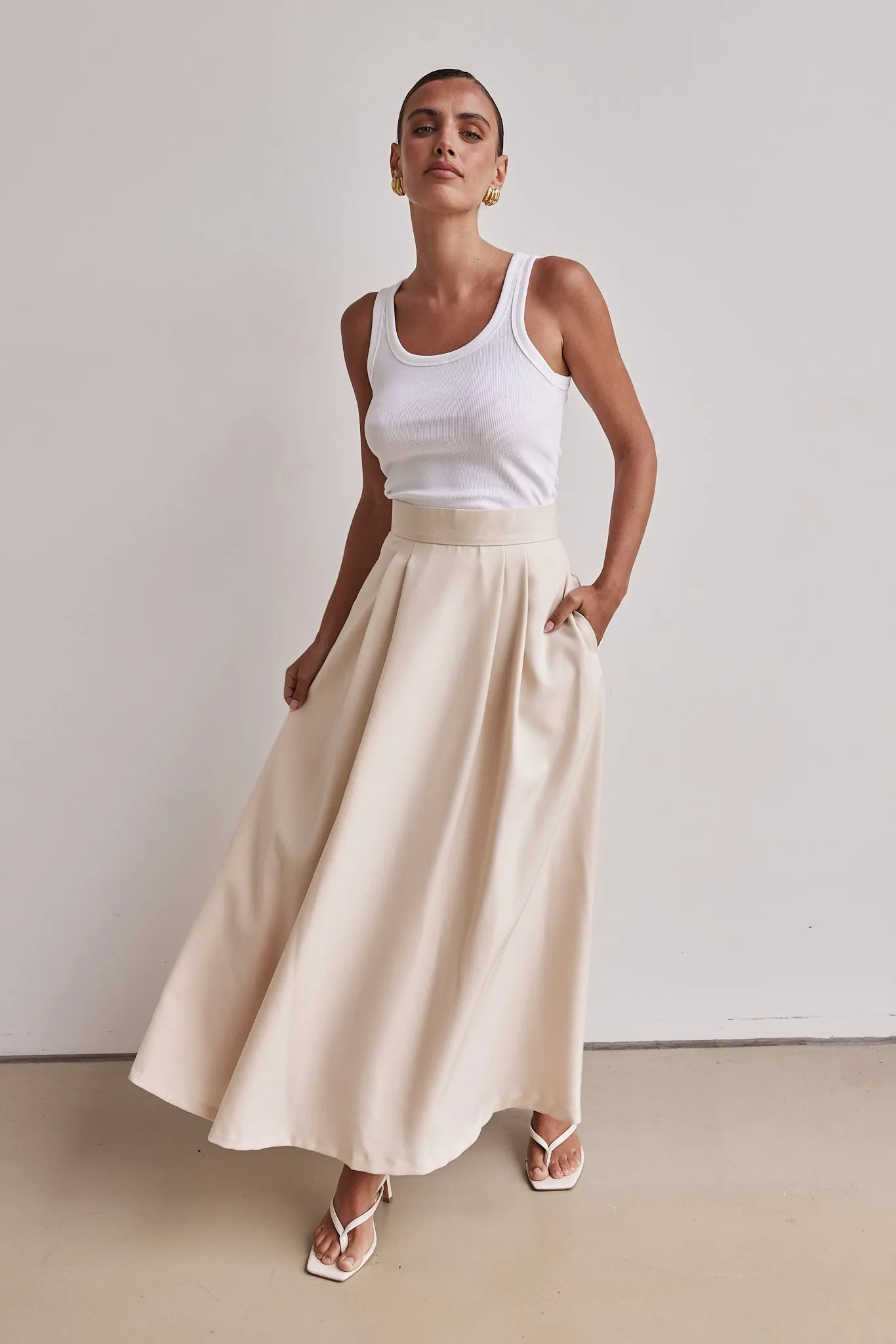 Chiara Skirt (Cream)