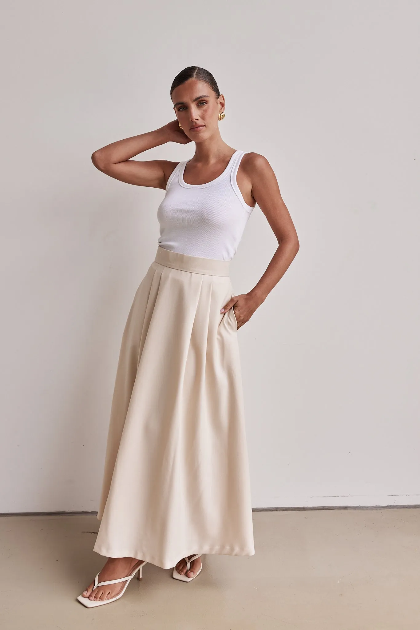 Chiara Skirt (Cream)