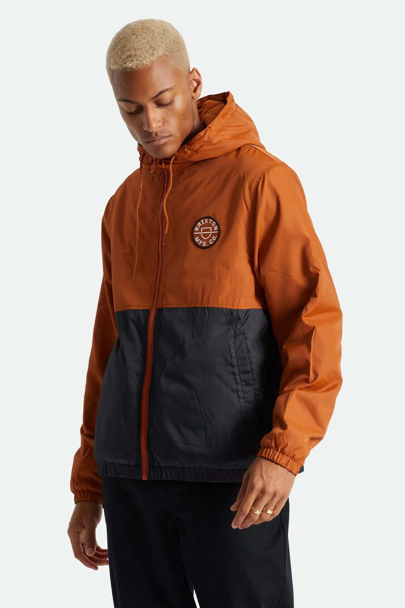 Claxton Crest Lined Hood Jacket - Caramel/Black