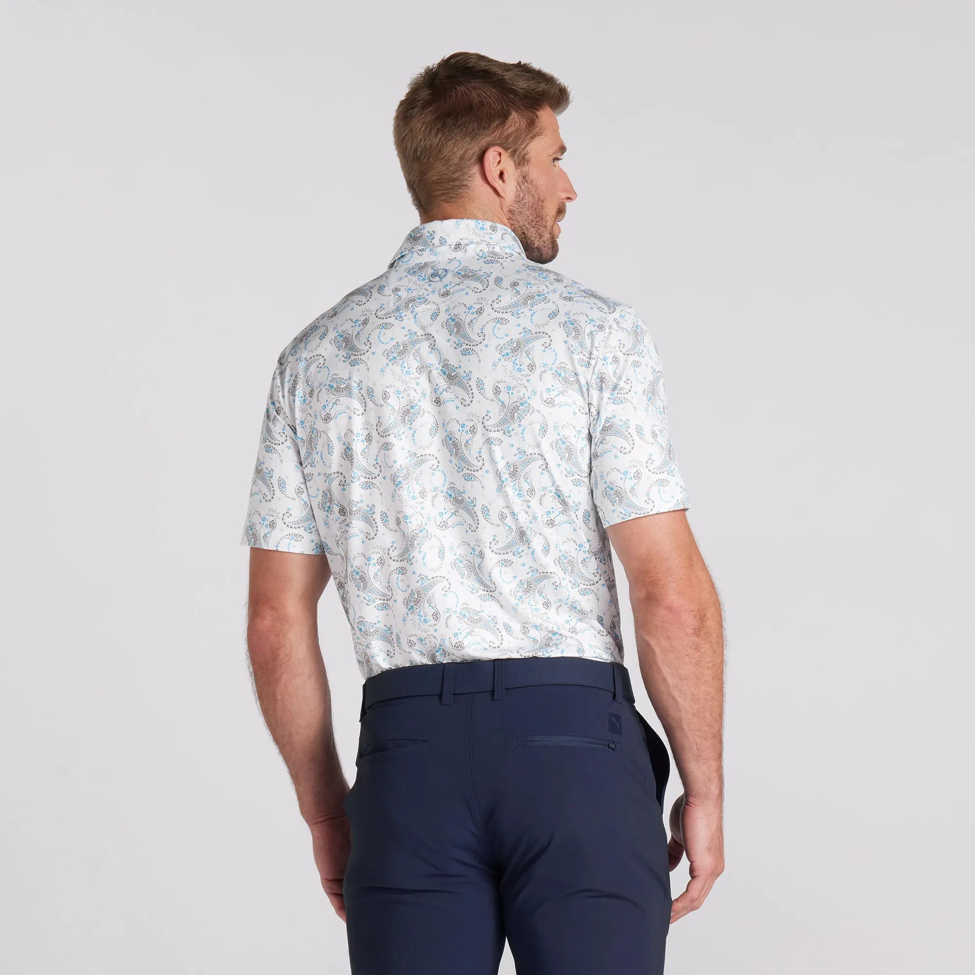 CLOUDSPUN Paisley Golf Polo