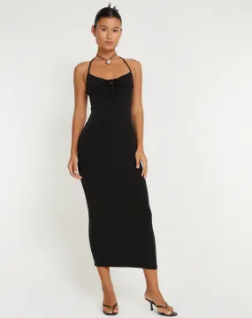 Clovia Maxi Dress in Black