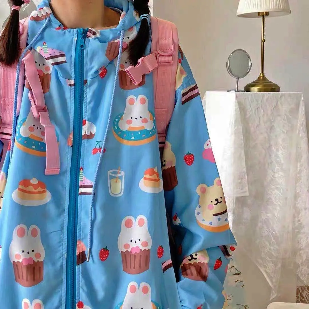 Cupcake Bunny Windbreaker