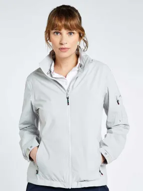 DUBARRY Livorno Womens Fleece-Lined Crew Jacket - Platinum