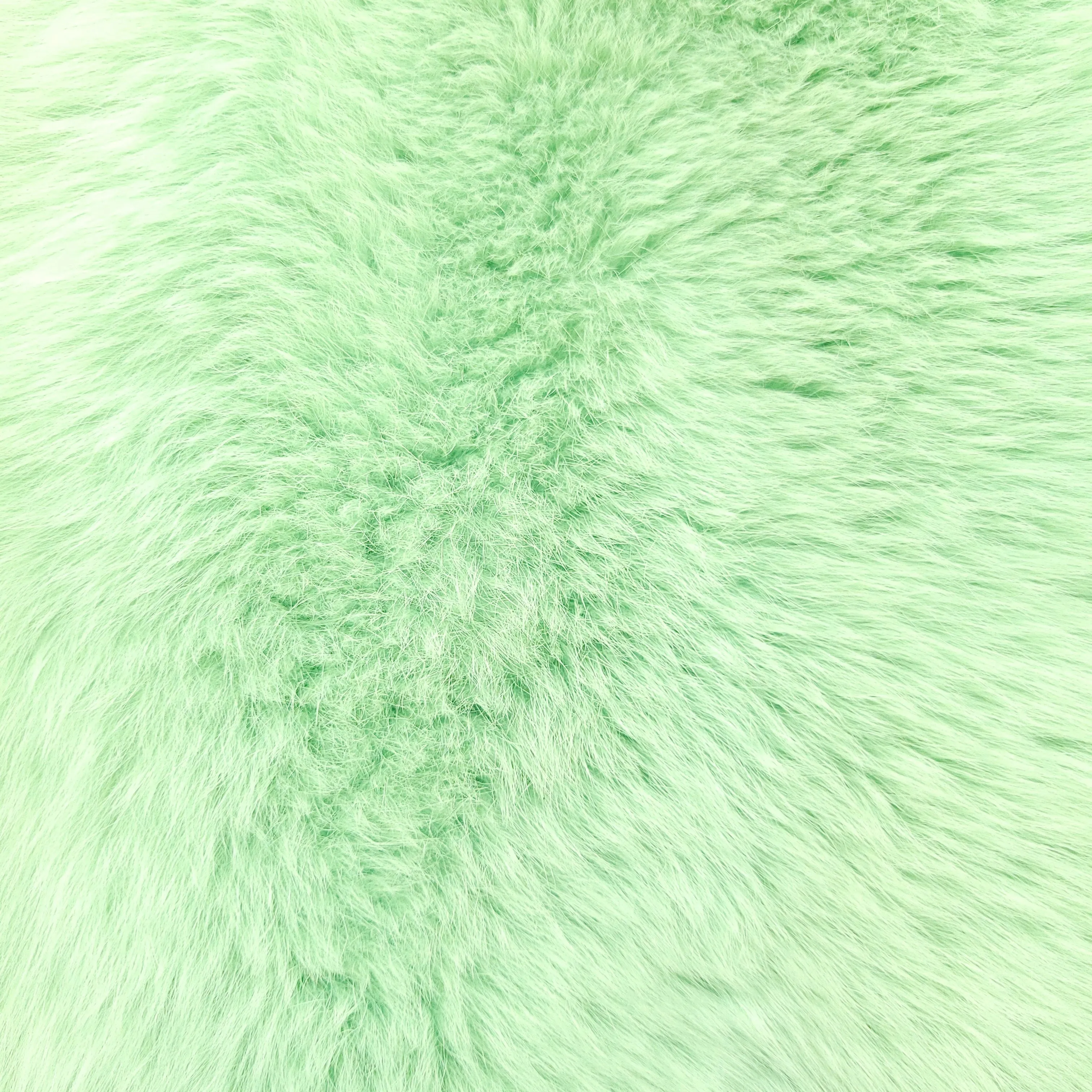 Dyed Shadow Fox Fur - Mint