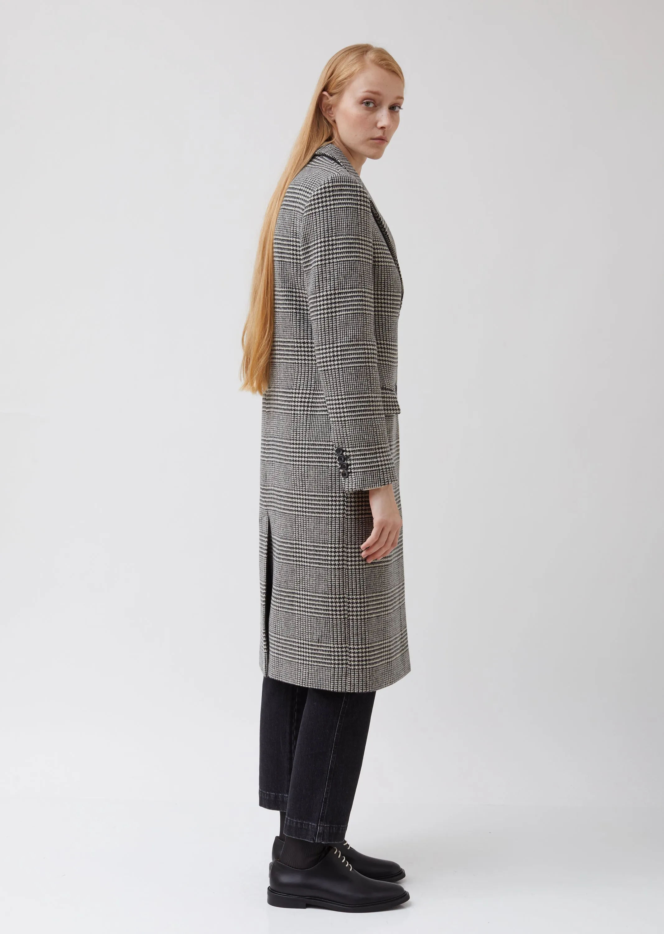 Eden Coat Itl Pdg Wool