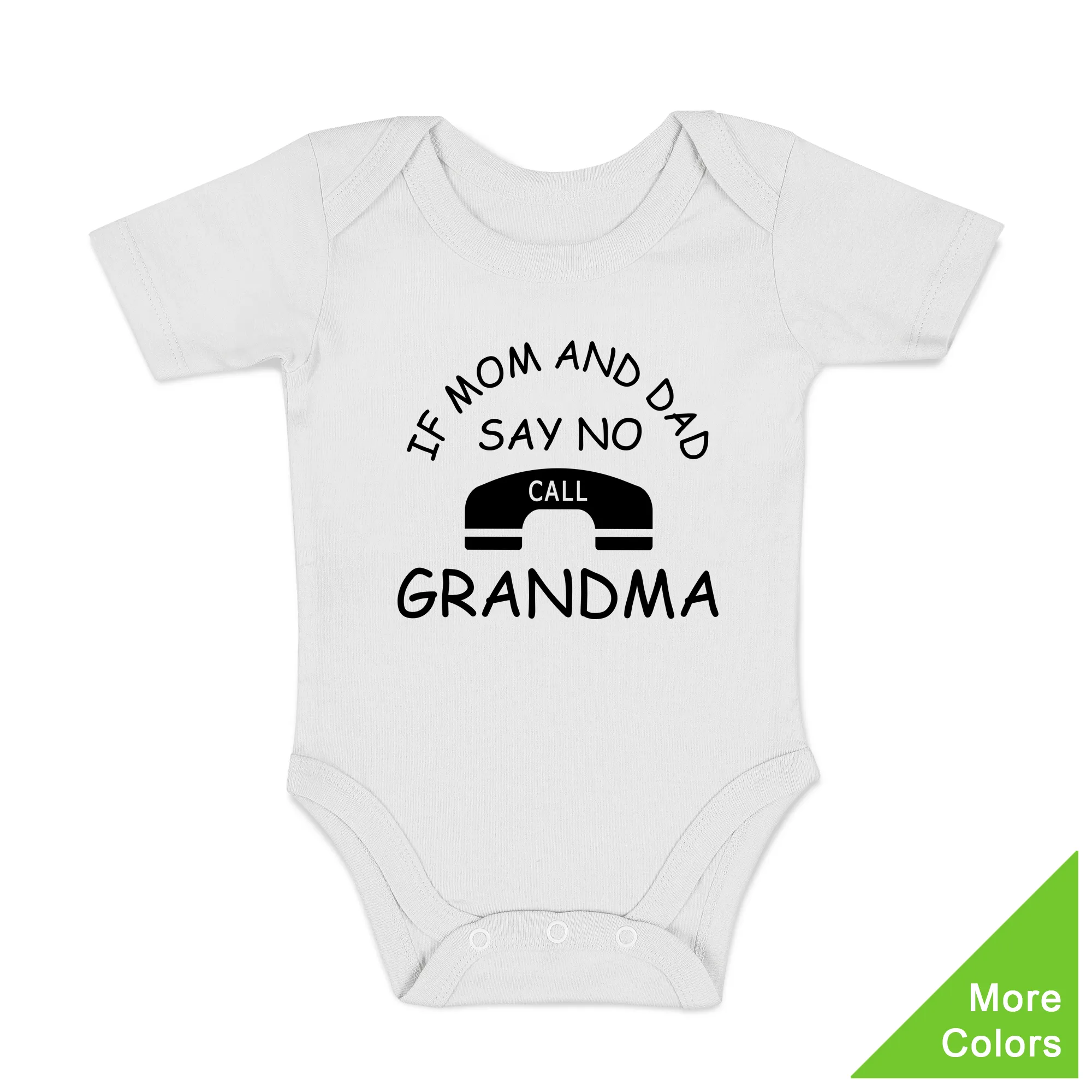 Endanzoo Organic Baby Bodysuit - Call Grandma