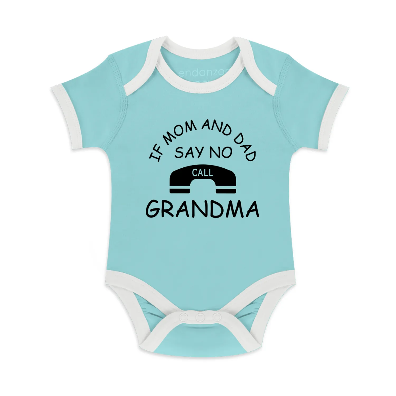 Endanzoo Organic Baby Bodysuit - Call Grandma