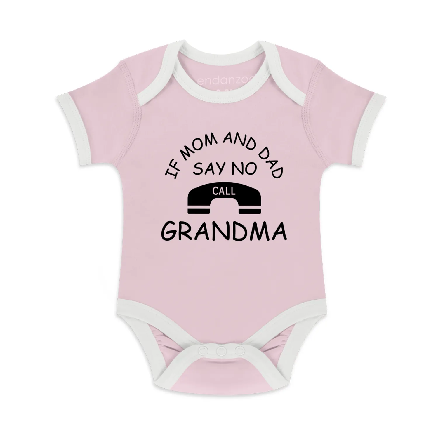 Endanzoo Organic Baby Bodysuit - Call Grandma