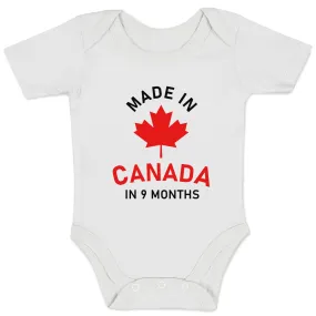 Endanzoo Organic Baby Bodysuit - Made in Canada in 9 Months