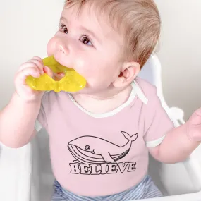 Endanzoo Organic Short Sleeve Bodysuit - Whale Believe