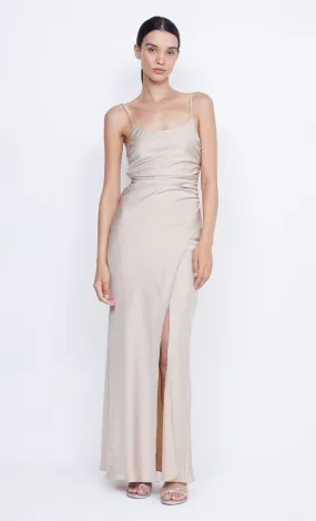 ETERNITY SCOOP MAXI DRESS - SAND