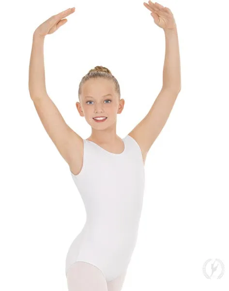 Eurotard 1089 Girls Cotton Lycra® Tank Leotard