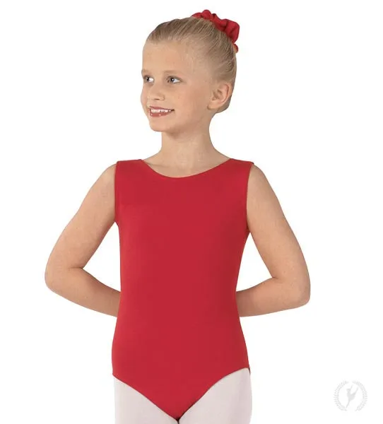 Eurotard 1089 Girls Cotton Lycra® Tank Leotard