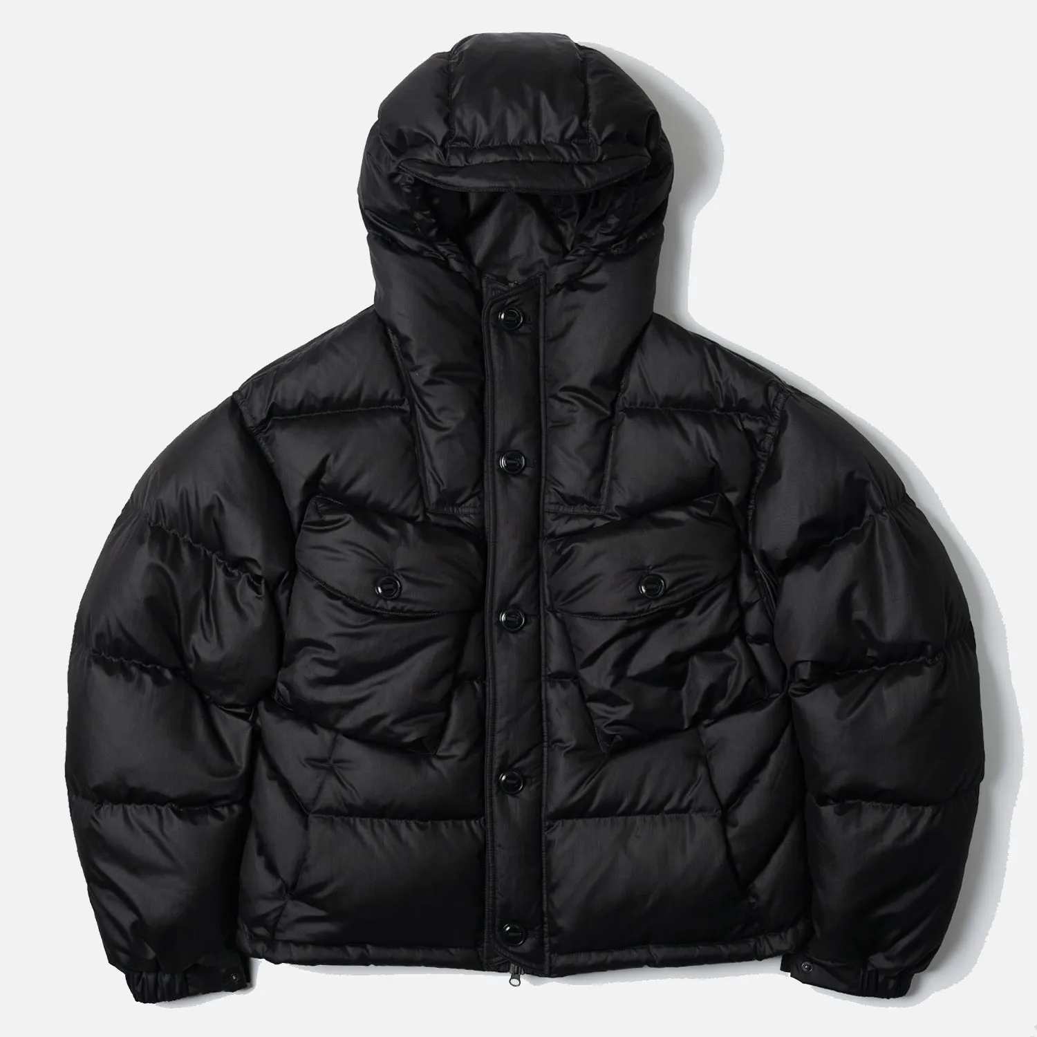 FrizmWorks Smock Puffer Down Parka - Black