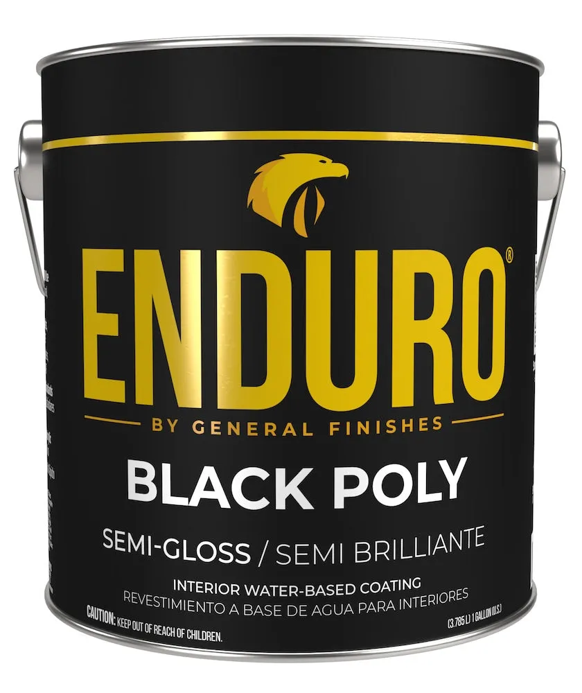 General Finishes Black Water Based Poly Top Coat