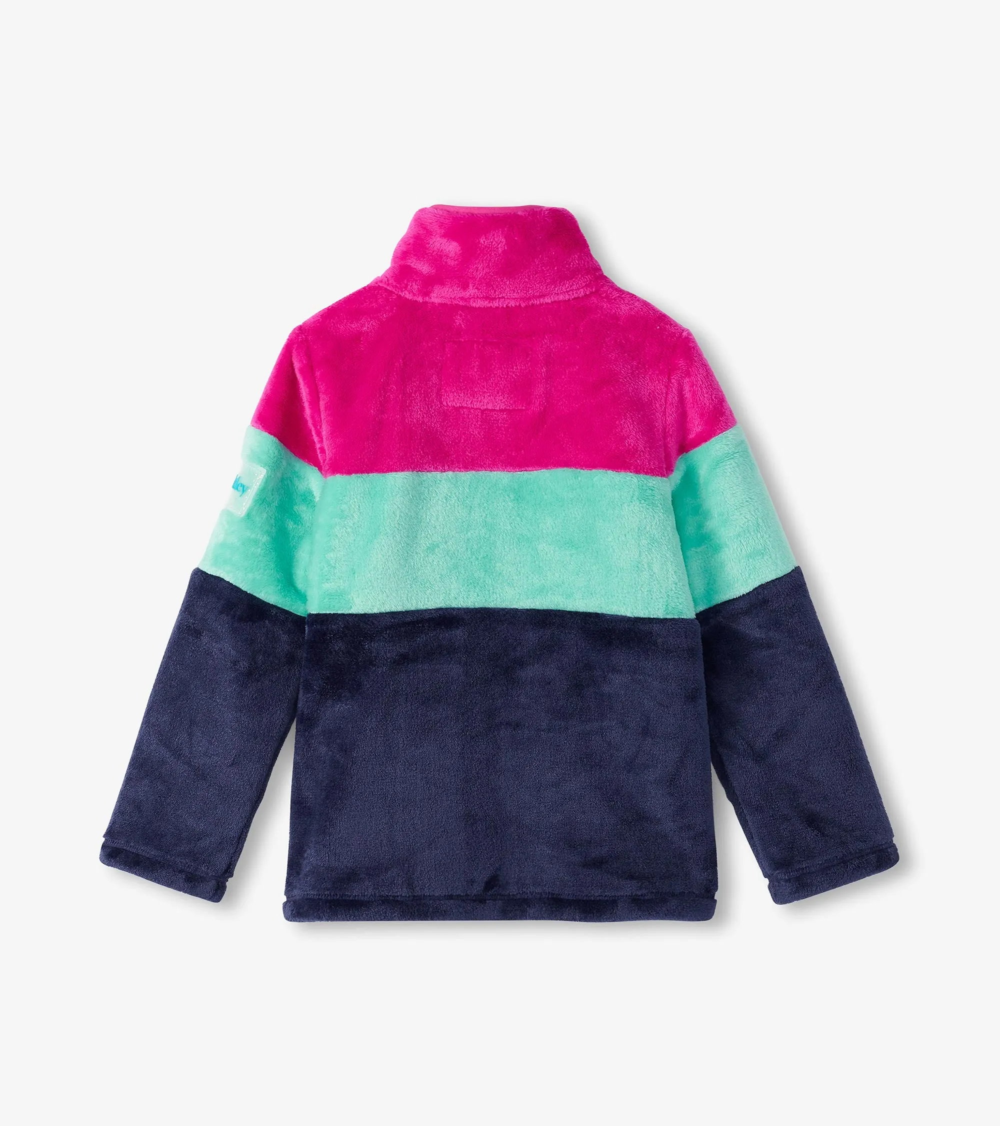 Girls Stripe Fleece Zip Up