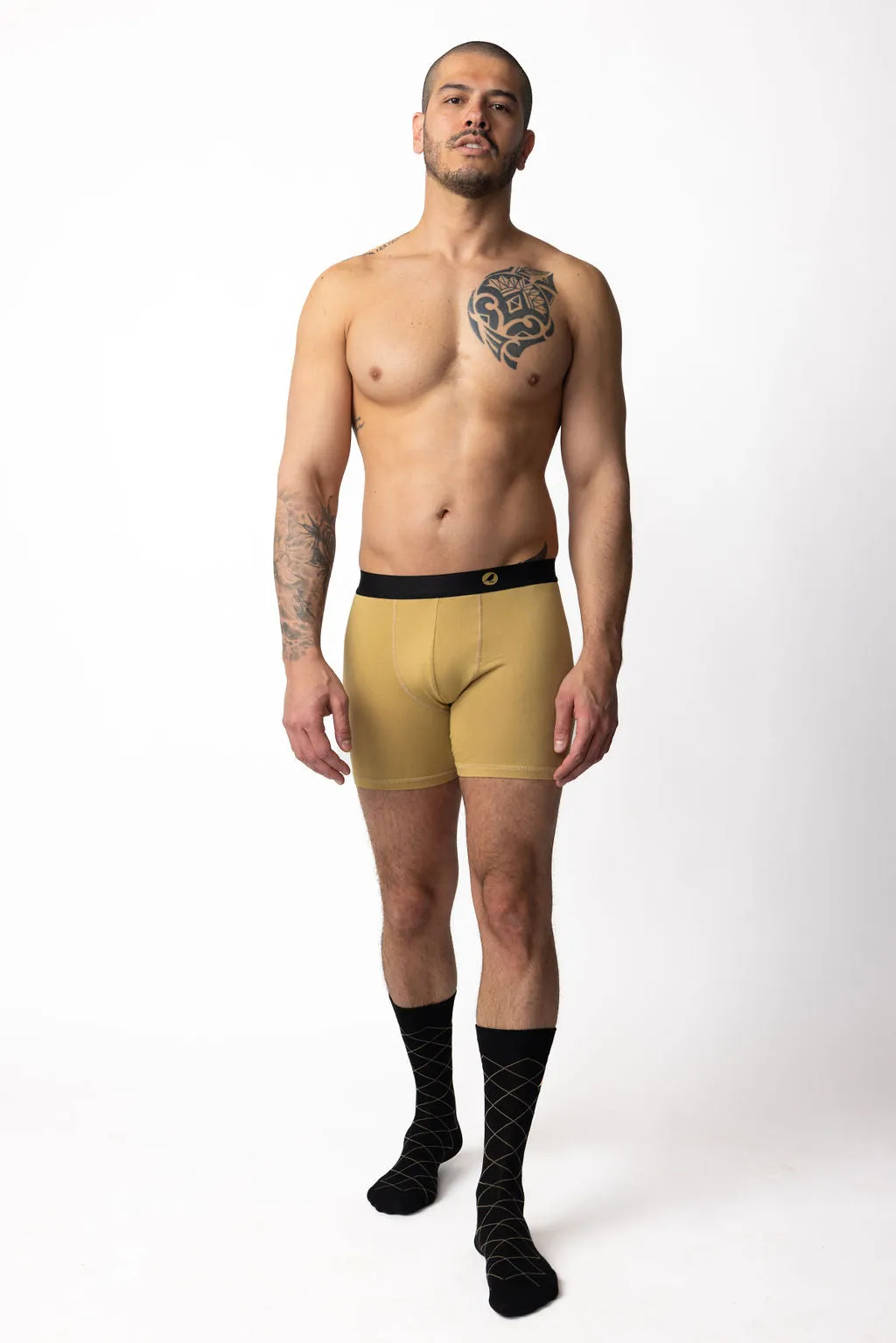 GoldBlack Boxer Briefs 3-Pack