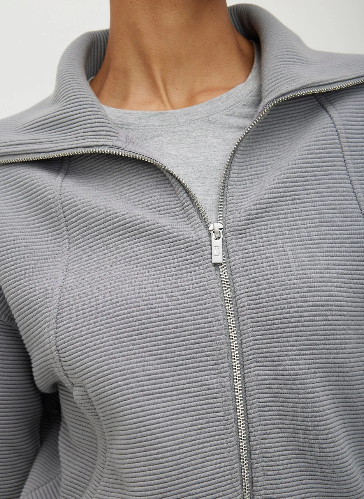 Harmony High Neck Zip Up