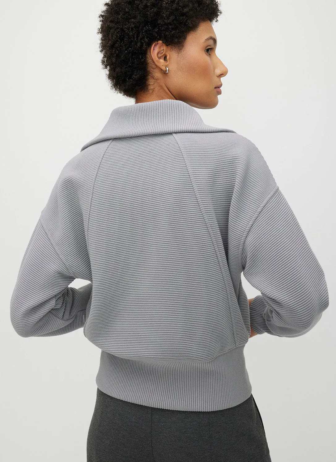 Harmony High Neck Zip Up