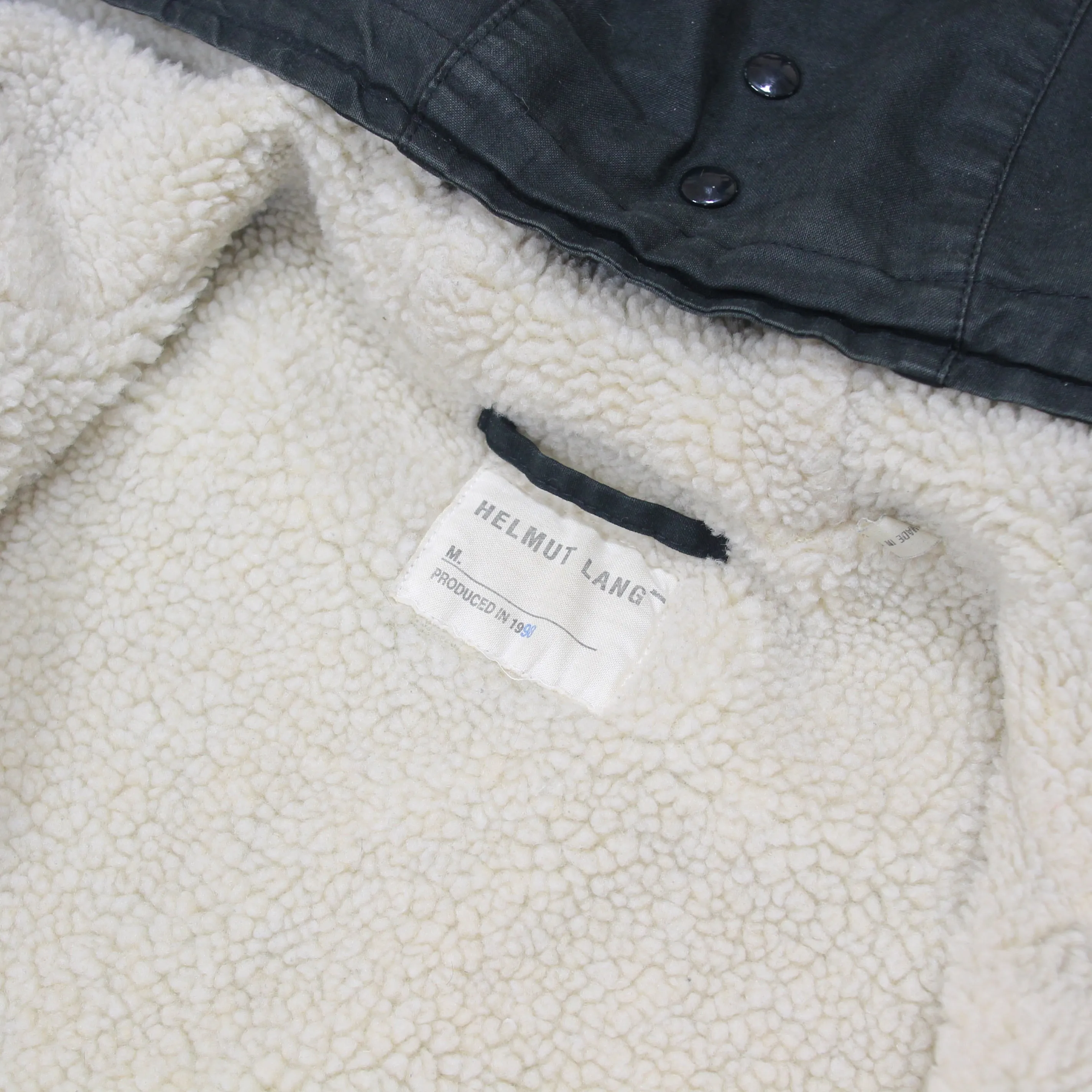 Helmut Lang shearling lined parka A/W98 46/Small