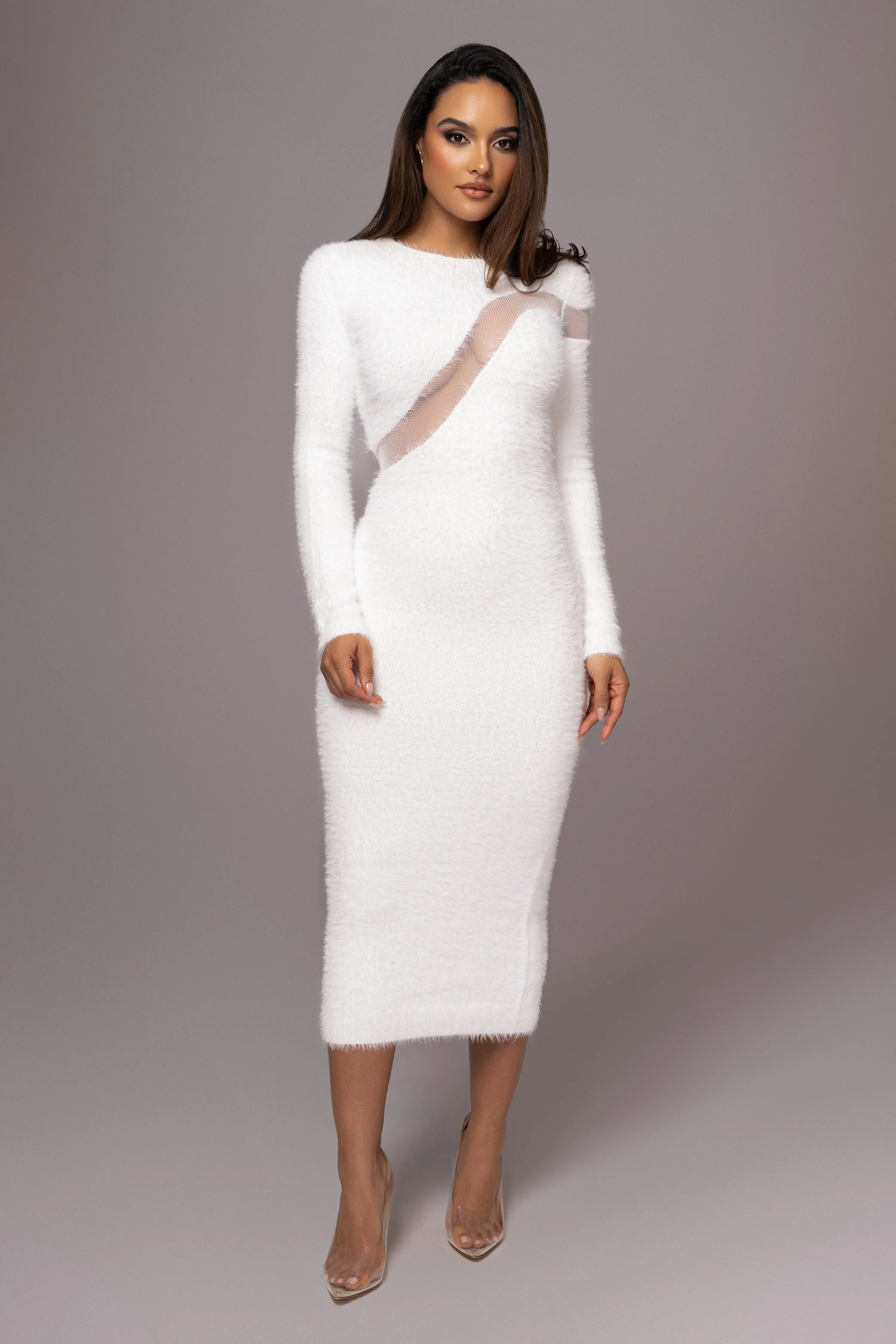 Ivory Toni Knit Maxi Dress